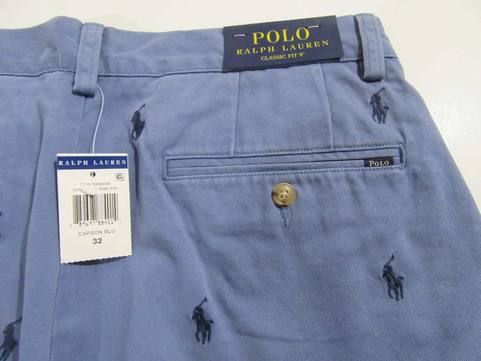 Polo Ralph Lauren Polo Ralph Lauren All Over Pony Chino Shorts Carson NWT 31 Size US 31 - 4 Thumbnail