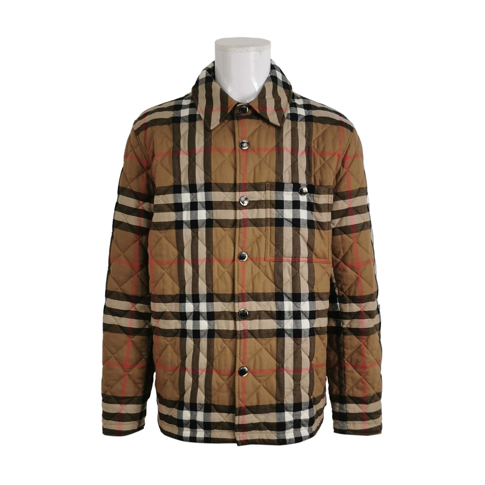 Burberry Burberry Quilted Check Cotton Jacket Size L Size US L / EU 52-54 / 3 - 1 Thumbnail