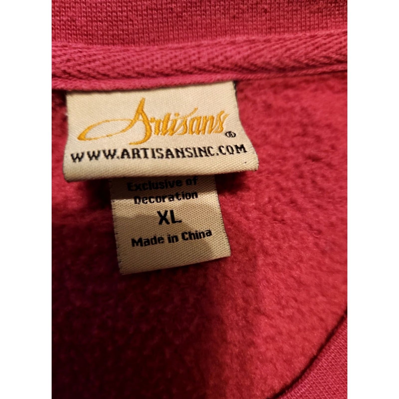 Pinko VINTAGE 90s Hot Pink Artisans Deer Sweatshirt Shirt XL Men Vintage Cotton Polyester Crew Neck Long Sleeve Pullover Heavyweight Graphic 90s Size US XL / EU 56 / 4 - 2 Thumbnail