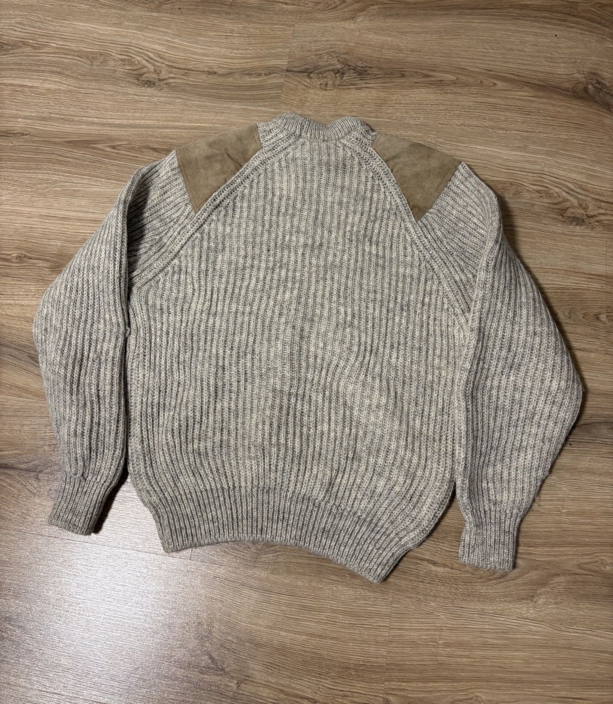 Black Sheep Black Sheep Pure Natural Oiled Wool Gt.Britain Sweater Sz: L Size US L / EU 52-54 / 3 - 5 Thumbnail