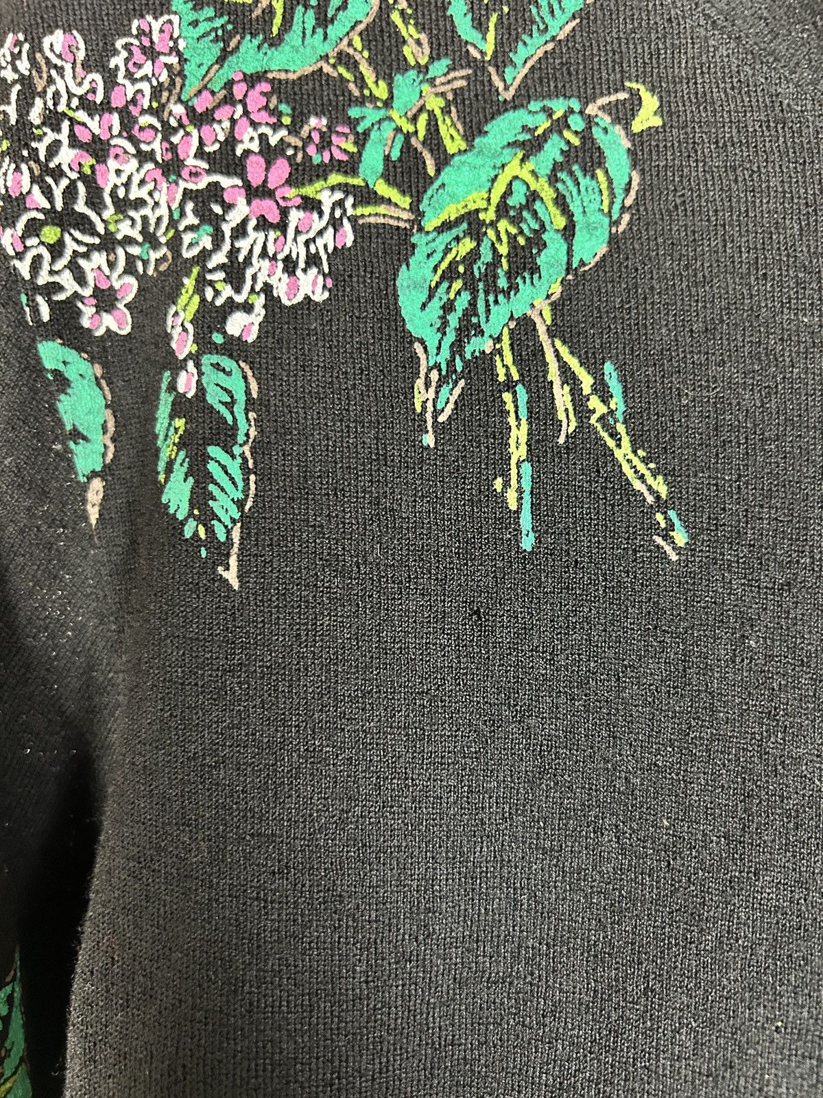Tricot Comme des Garcons 90s Archive Comme Des Garcons 1996 Lilac Art Long Sleeve S Size S / US 4 / IT 40 - 4 Thumbnail