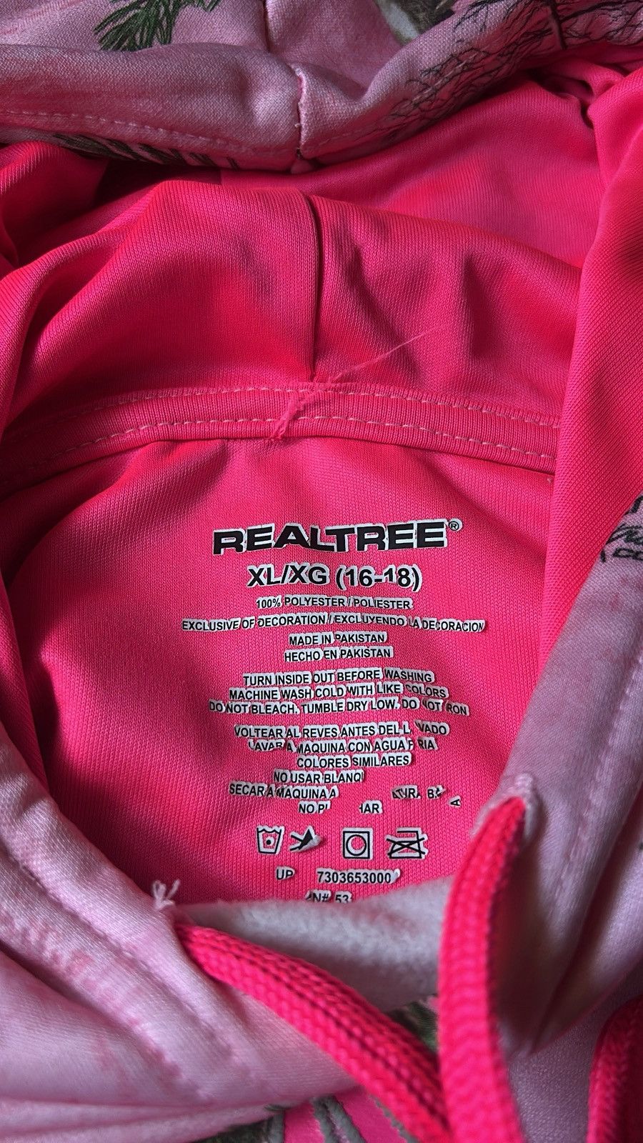 Realtree REAL TREE HOT PINK CAMO Size XL / US 12-14 / IT 48-50 - 2 Thumbnail
