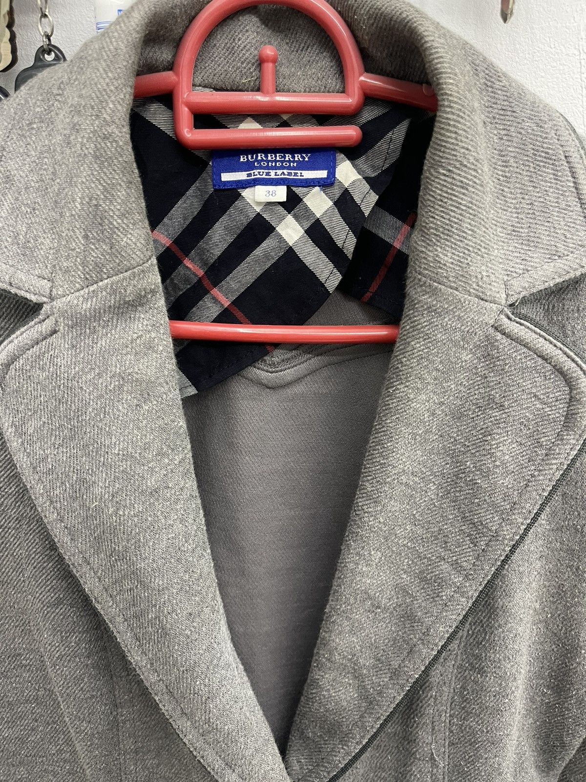 Burberry Burberry London Blue Label Grey Jacket Size XS / US 0-2 / IT 36-38 - 2 Thumbnail