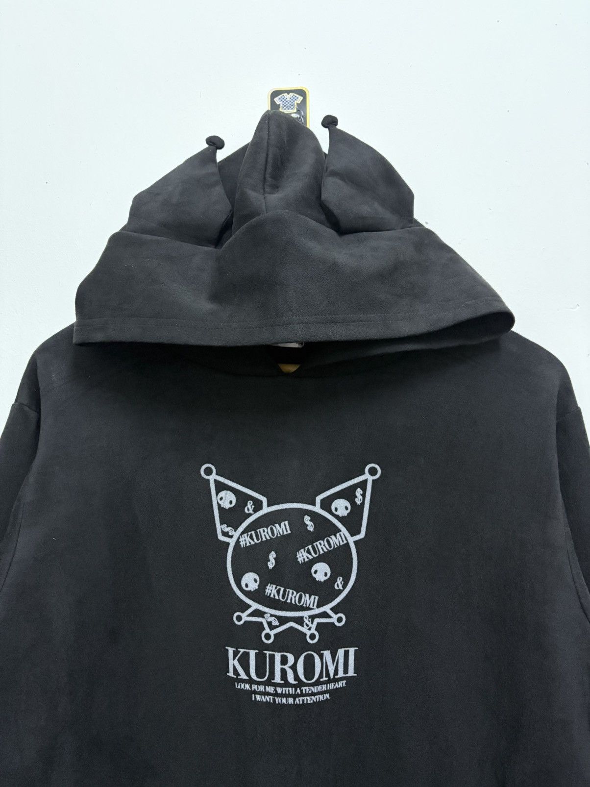 Japanese Brand 2000's Kuromi - Avant Garde / Crystal Castle Black Hoodie Size US M / EU 48-50 / 2 - 5 Thumbnail