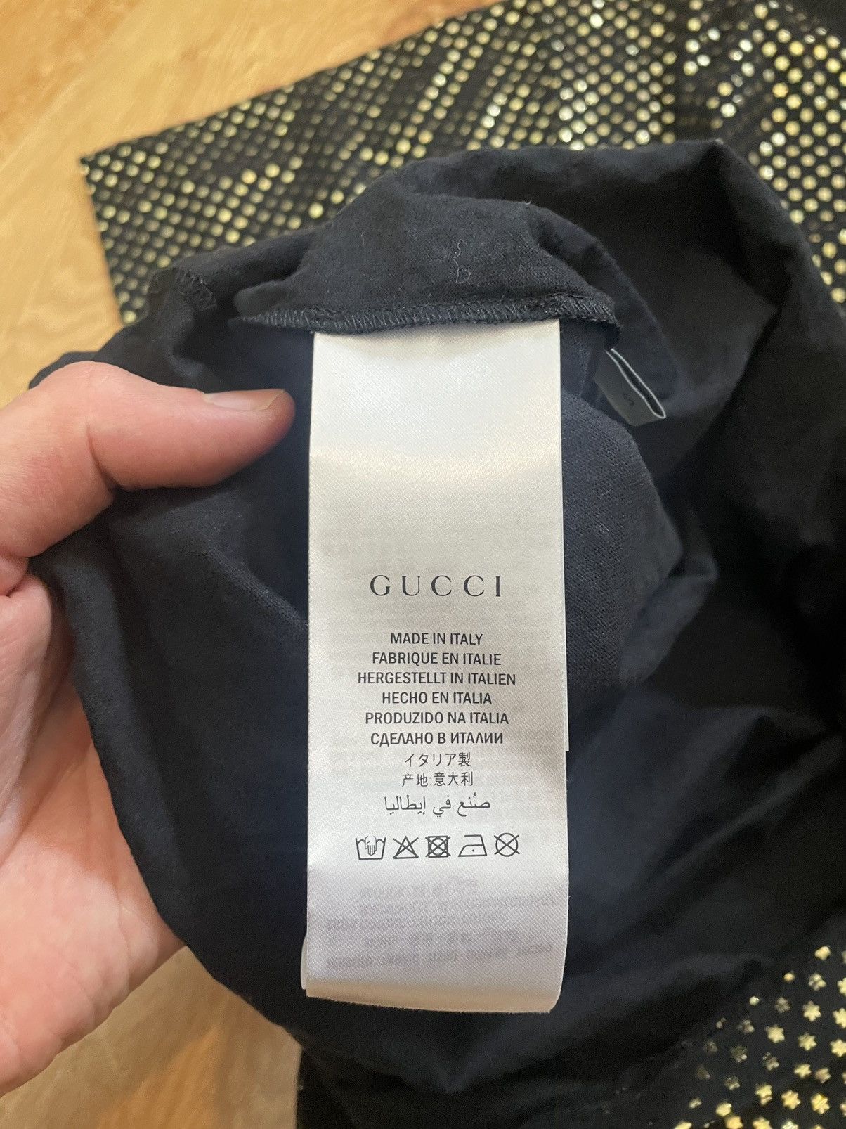 Gucci Gucci gold star print shirt Size US L / EU 52-54 / 3 - 6 Thumbnail