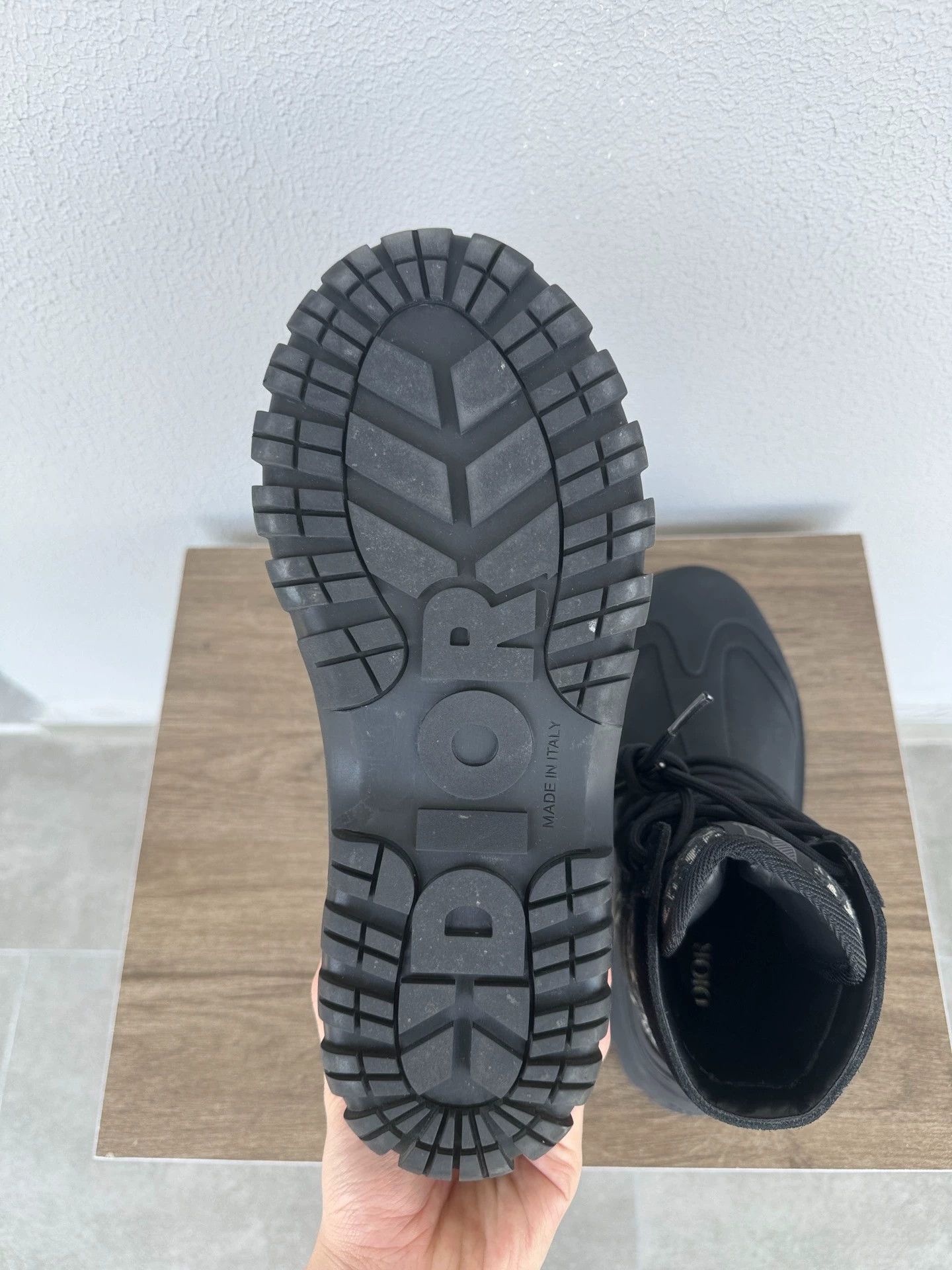 Dior Dior Oblique Military Boots 39 (Fits 40) Size US 8.5 / IT 38.5 - 7 Thumbnail