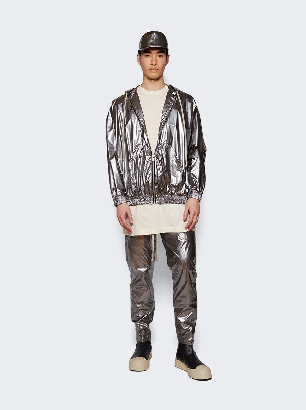 Champion × Rick Owens o1mle0226 Sweatpants & Joggers in Silver Size US 38 / EU 54 - 2 Thumbnail