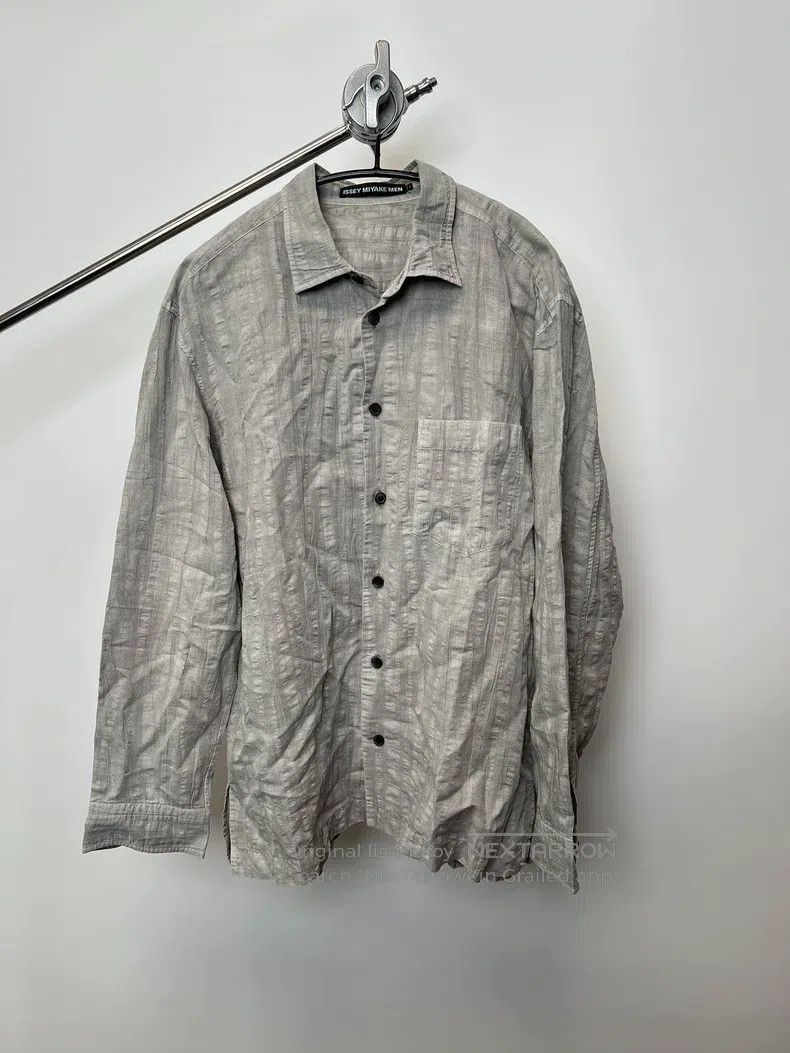 Issey Miyake Issey Miyake Pleated draped shirt Size US M / EU 48-50 / 2 - 1 Thumbnail