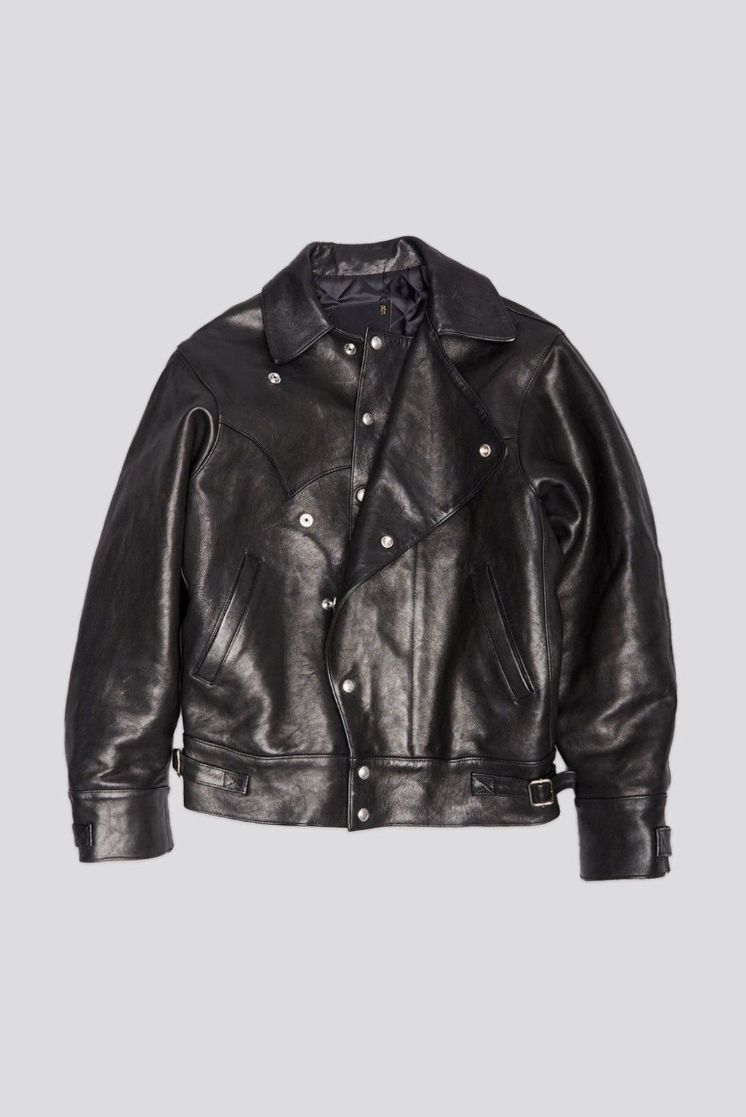 R13 Asymmetric Snap Biker Jacket medium Size US M / EU 48-50 / 2 - 1 Thumbnail