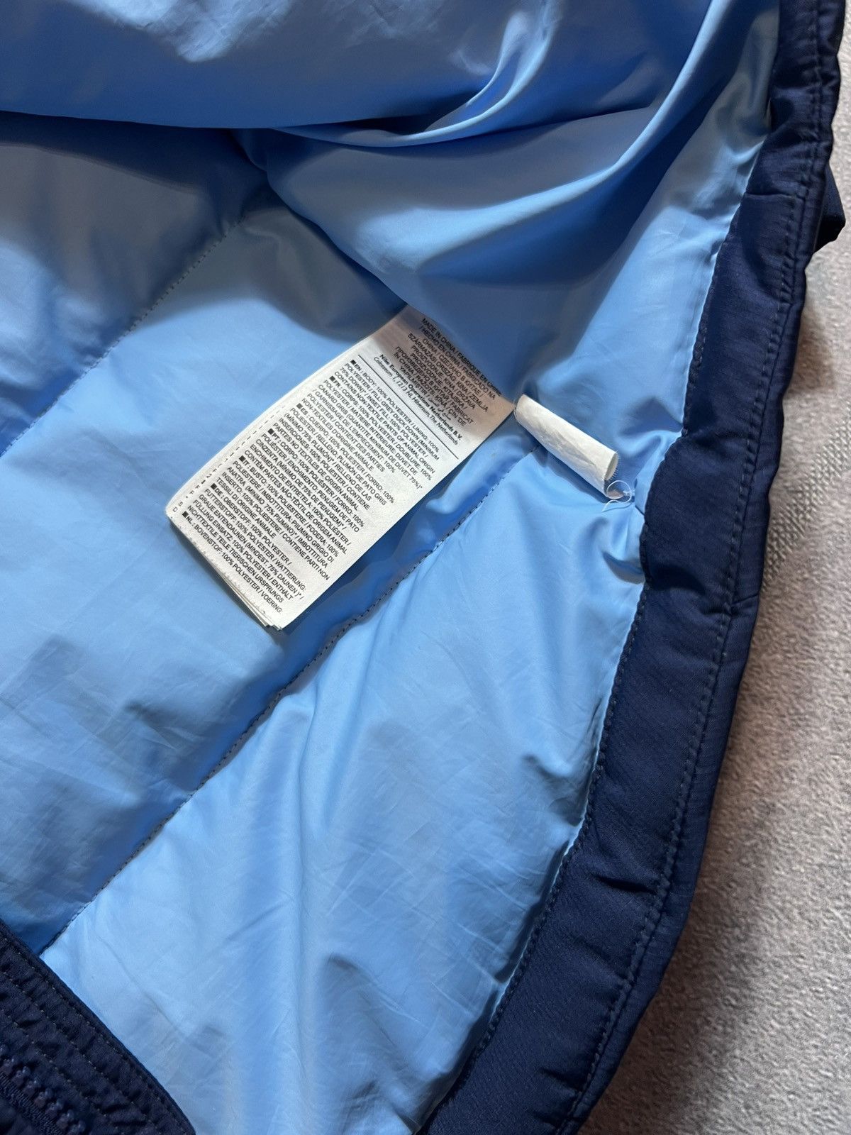 Nike 💙NIKE MANCHESTER SITY NYLON PUFFER HYPE Y2K SWAG JACKET Size US M / EU 48-50 / 2 - 3 Thumbnail