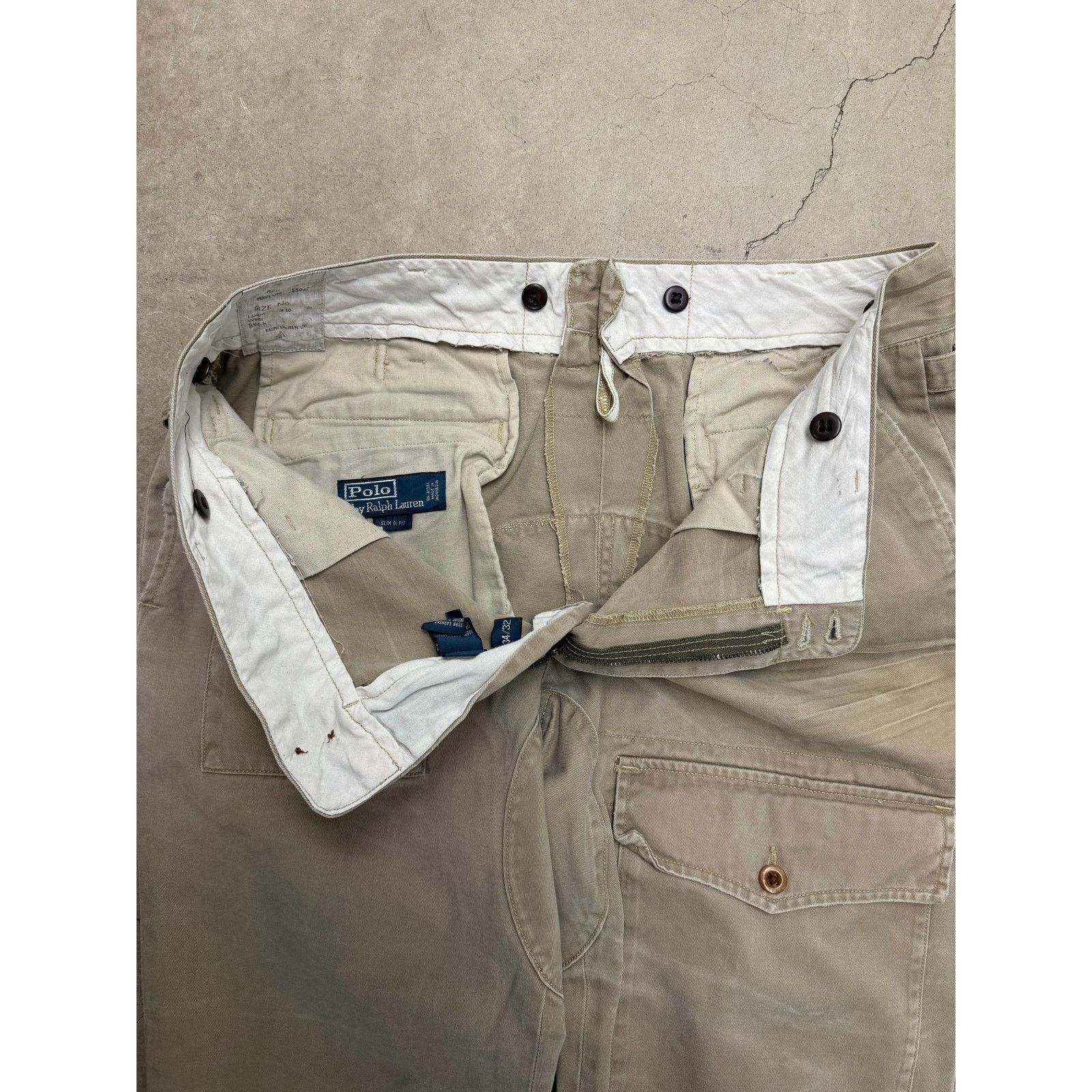 Polo Ralph Lauren Polo Ralph Lauren tan cargo pants pants Size US 34 / EU 50 - 5 Thumbnail