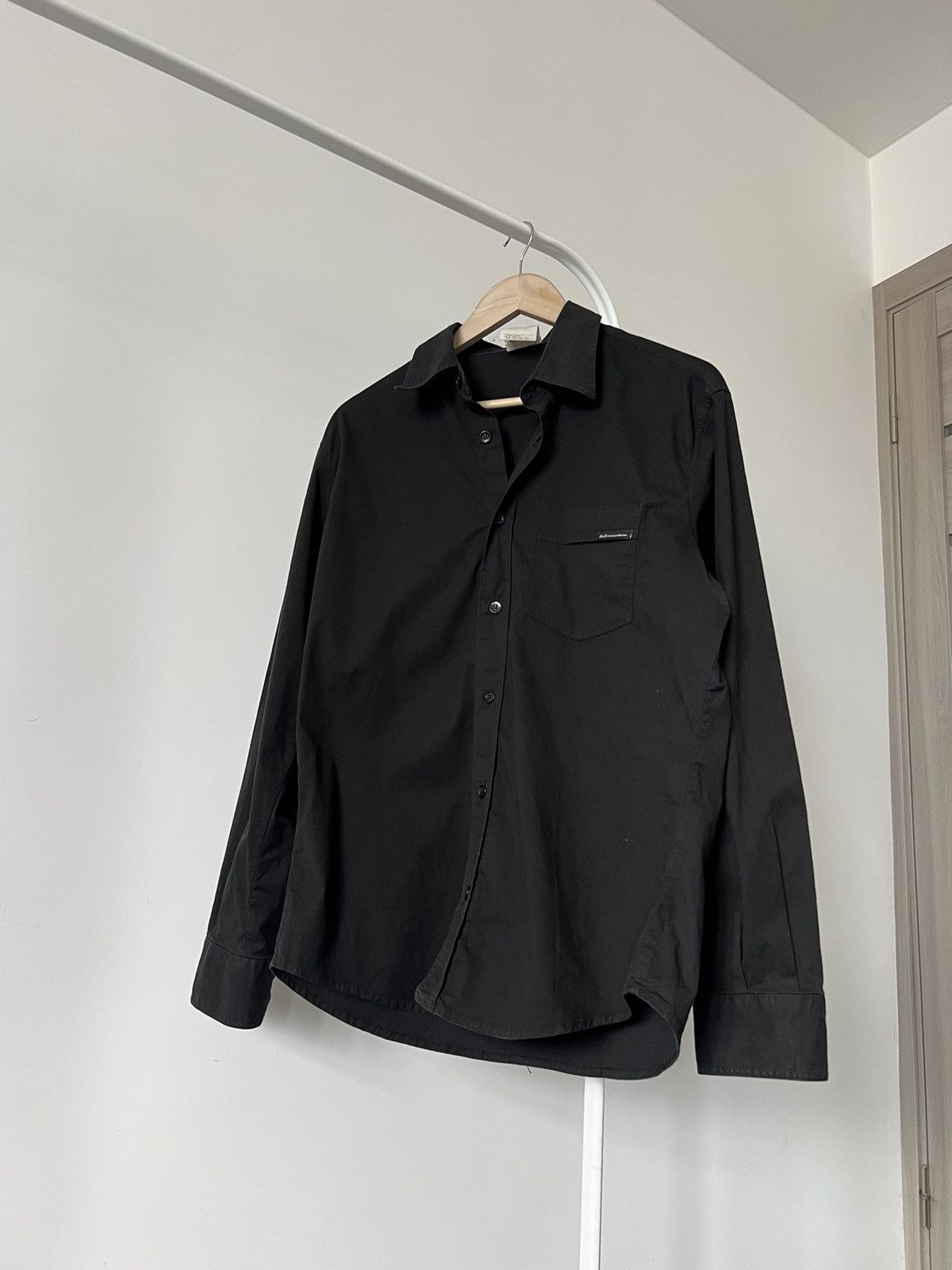 Dolce & Gabbana × Vintage Vintage Dolce Gabbana Shirt Logo Rare Black Size L Old Money Size US L / EU 52-54 / 3 - 4 Thumbnail