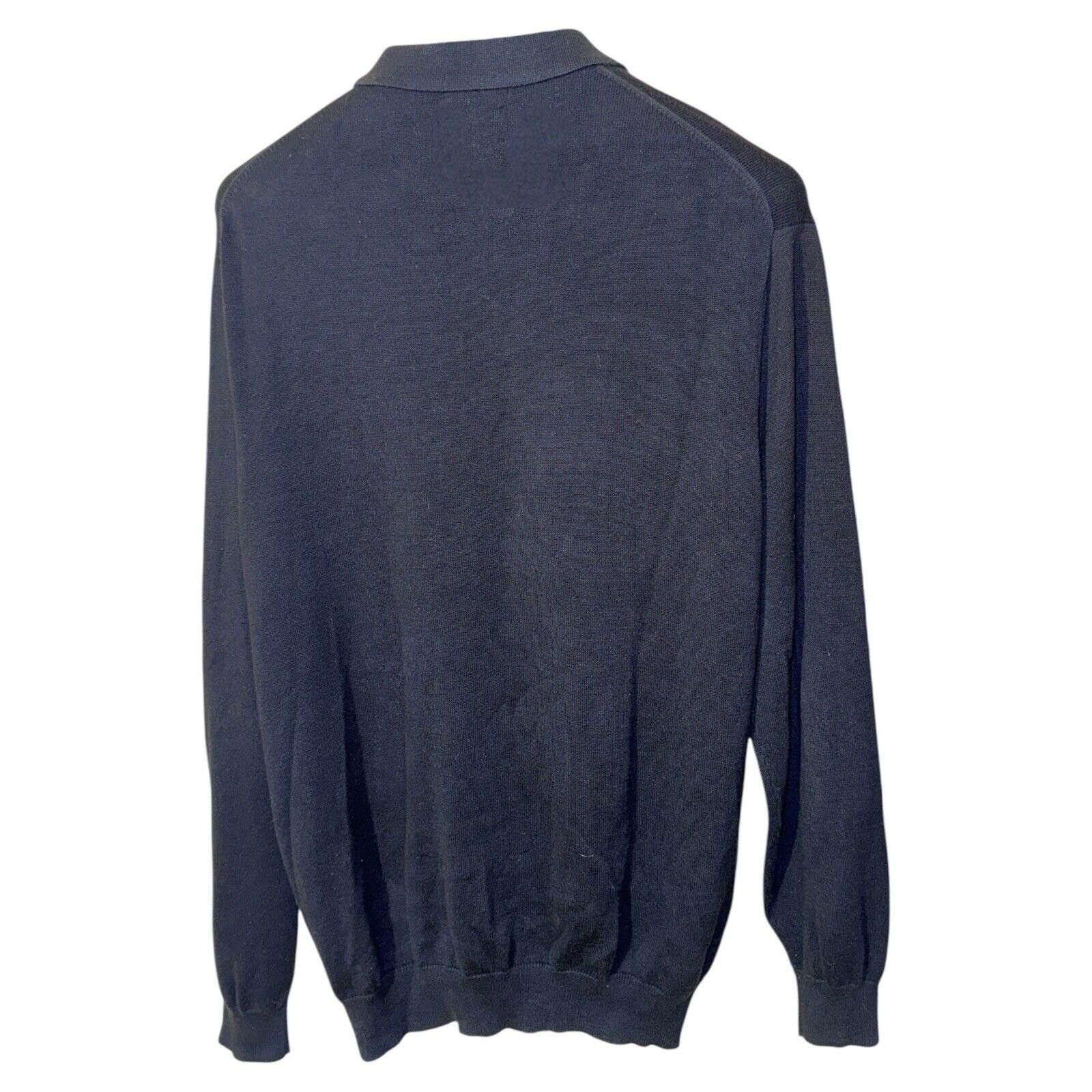 Jos. A. Bank Jos. A. Bank Navy Pima Cotton Long Sleeve Sweater Top Sz XL Size US XL / EU 56 / 4 - 3 Thumbnail