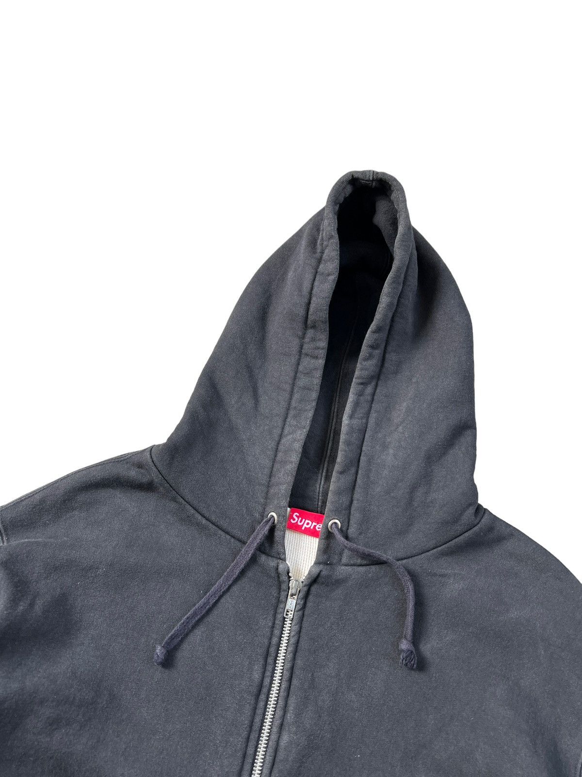 Supreme Supreme Heavyweight Thermal Zipper Sun Faded Hoodie Size US XL / EU 56 / 4 - 7 Thumbnail