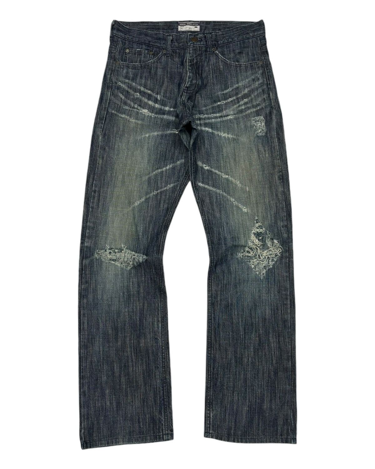 Dior DIOR VIBES MICHEL KLEIN CLAW-MARK DISTRESSED DENIM JEANS Size US 30 / EU 46 - 7 Thumbnail