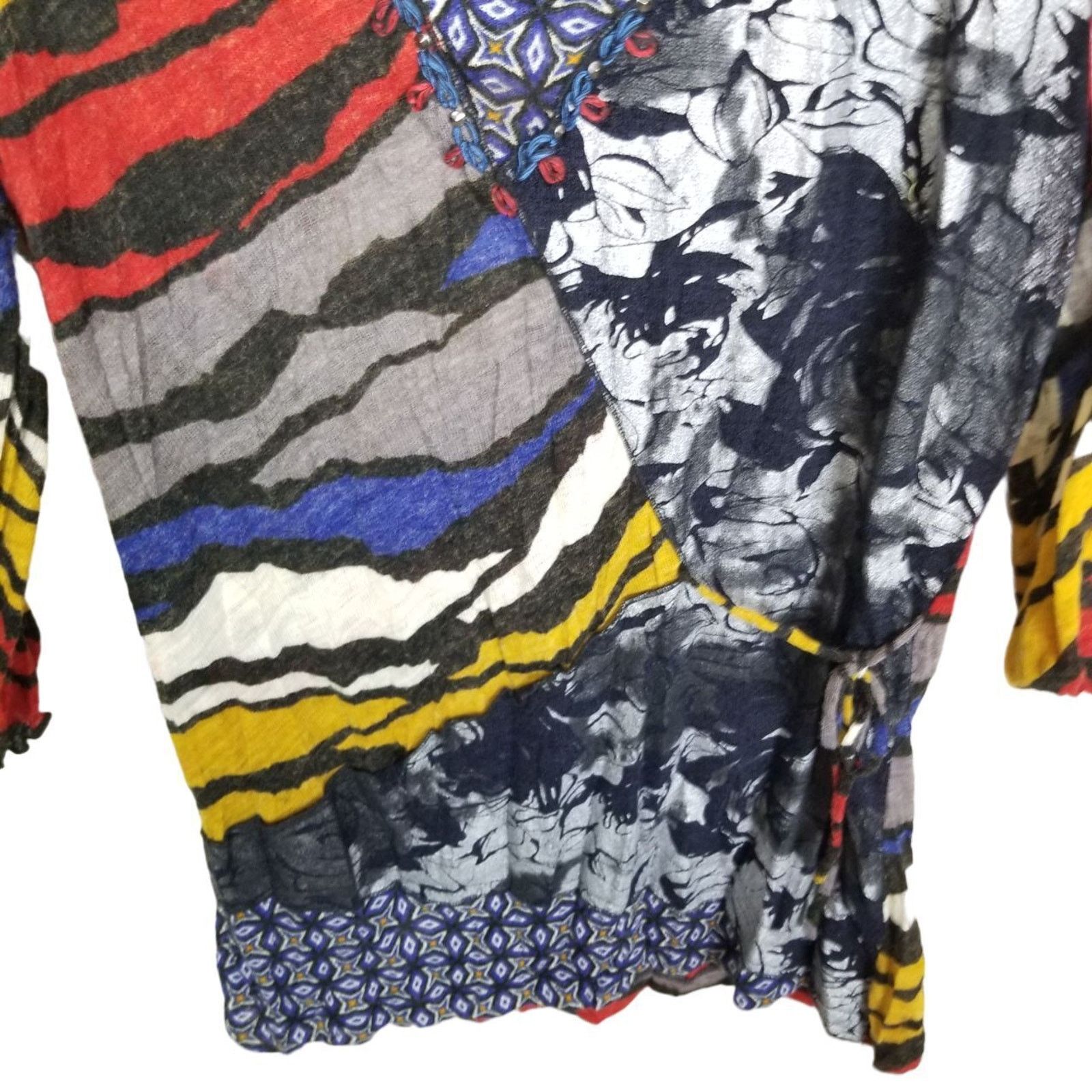 Alberto Alberto Makal Y2K Artsy Knit Art To Wear Abstract Geometric Size L / US 10 / IT 46 - 3 Thumbnail