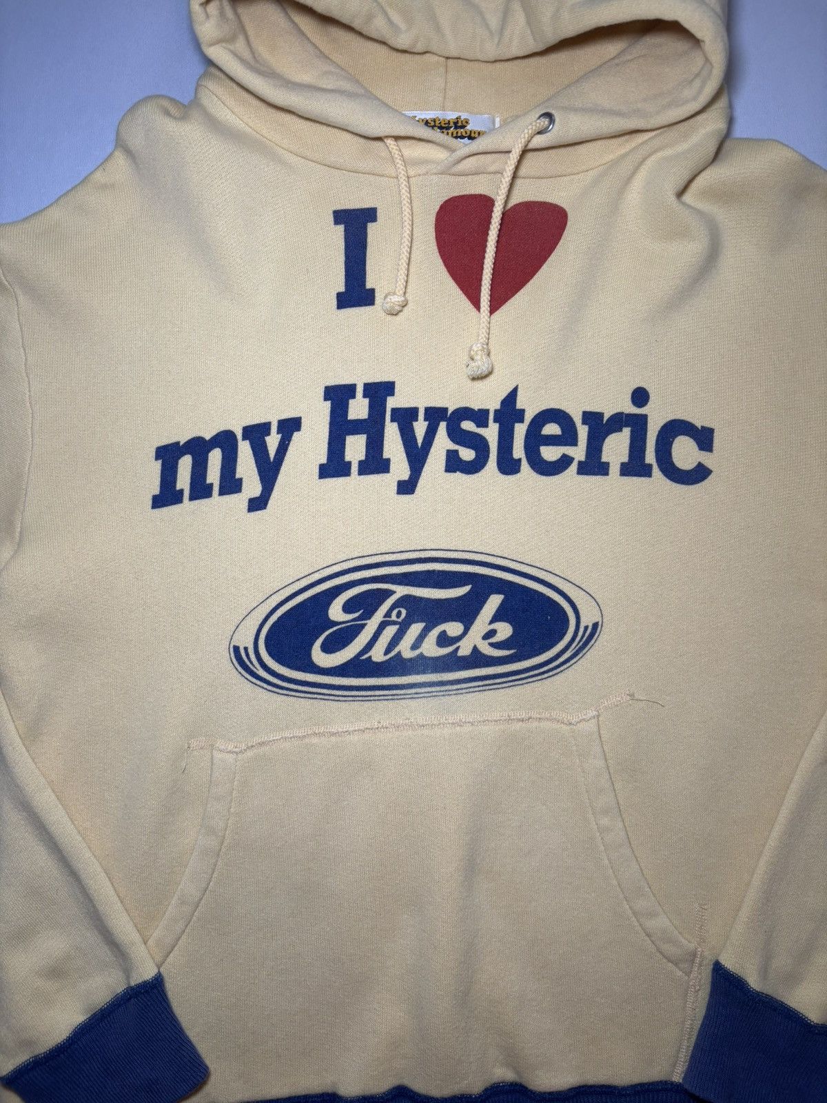 Hysteric Glamour Hysteric Glamour 90s I Love My Ford Logo Rip Hoodie Size US S / EU 44-46 / 1 - 2 Thumbnail