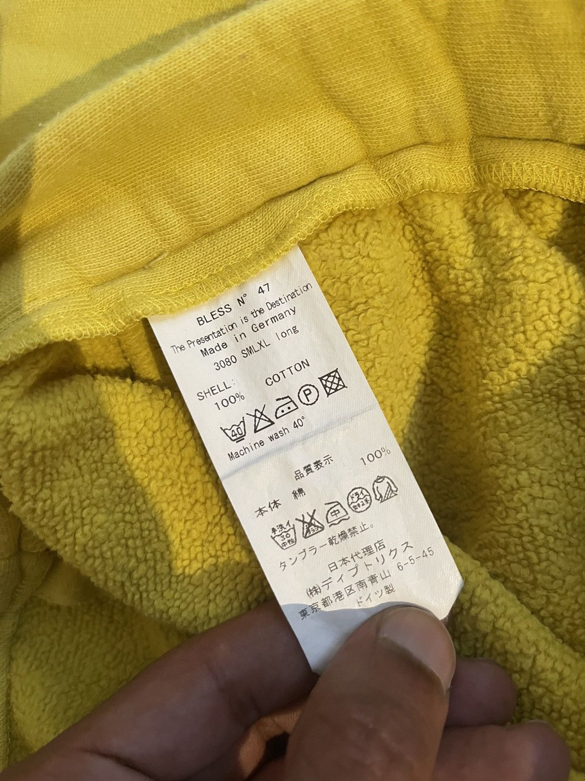 Bless BLESS N° 47 SMLXL Long Yellow Sweatpants Size US 30 / EU 46 - 13 Thumbnail