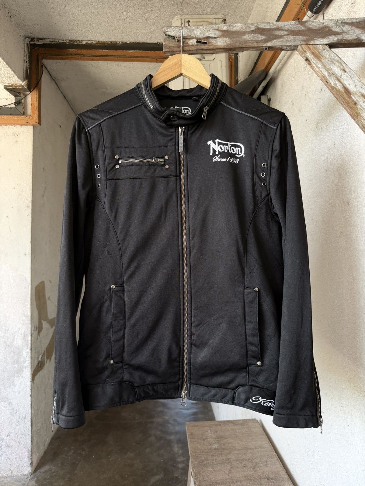 Norton Rare🔥 Norton Motorcycles Punk Style Jacket Size US M / EU 48-50 / 2 - 1 Thumbnail