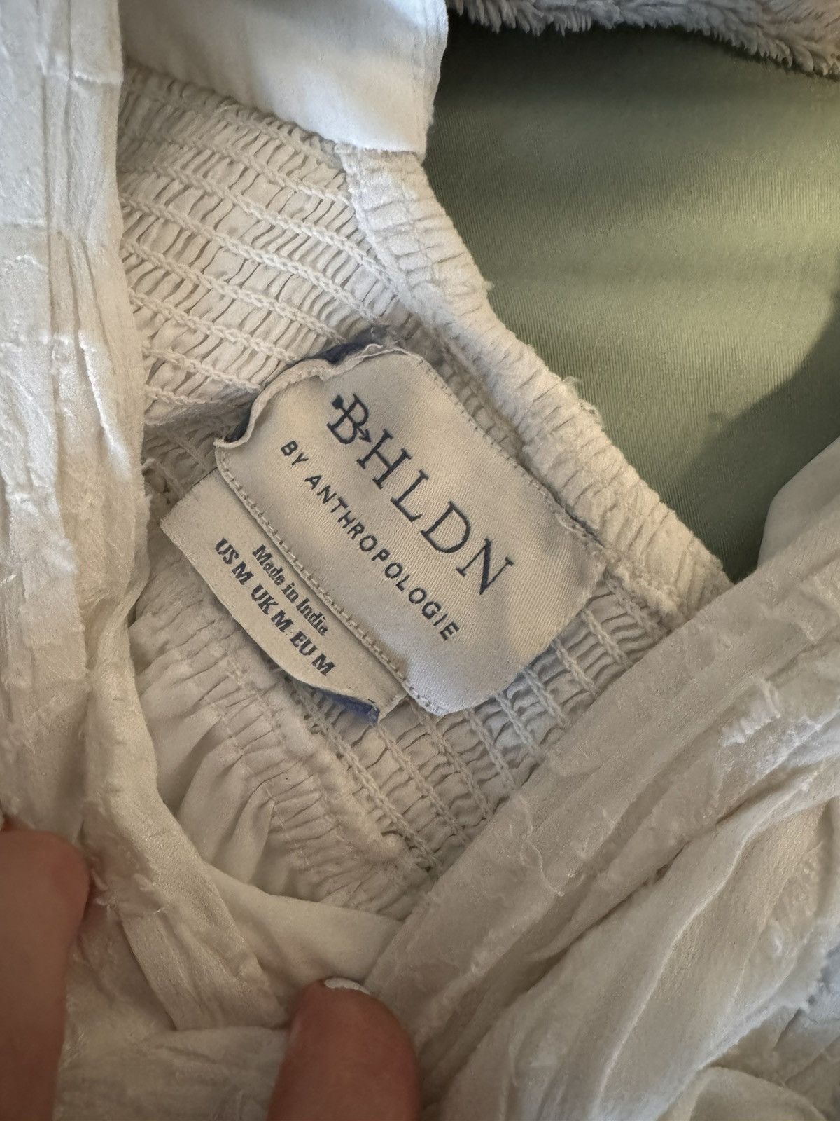 Anthropologie NEW BHLDN White/Ivory Maxi Dress- SIZE M Size M / US 6-8 / IT 42-44 - 3 Thumbnail