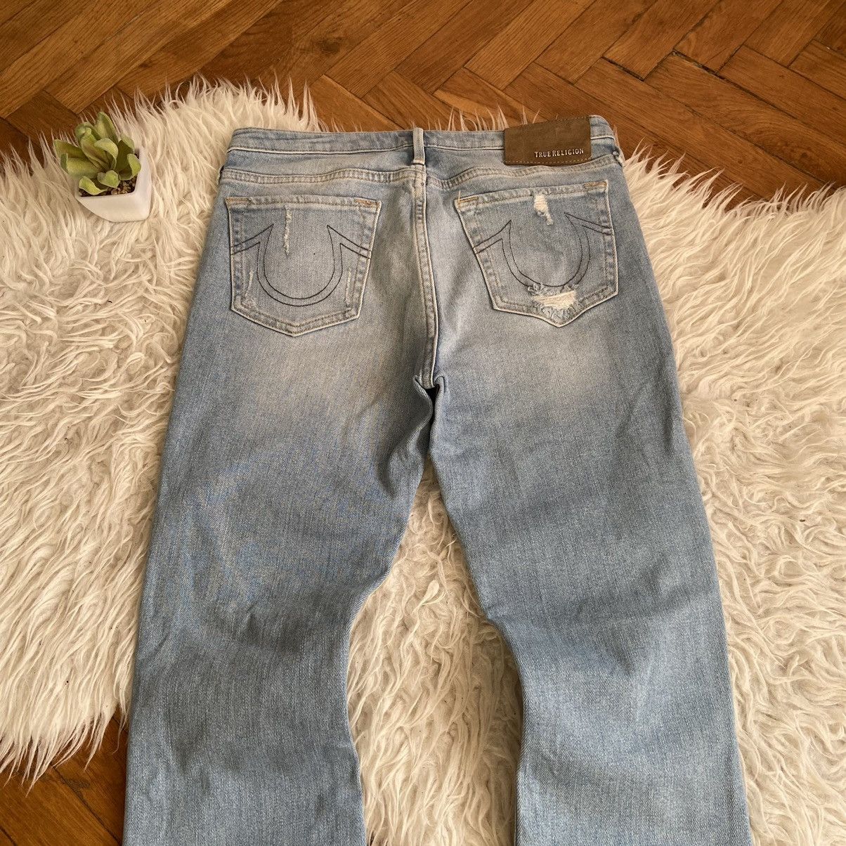 If Six Was Nine × True Religion 📌 Crazy True Religion Halle Mid Rise Skinny Y2K Denim Jeans Size 27" / US 4 / IT 40 - 4 Thumbnail