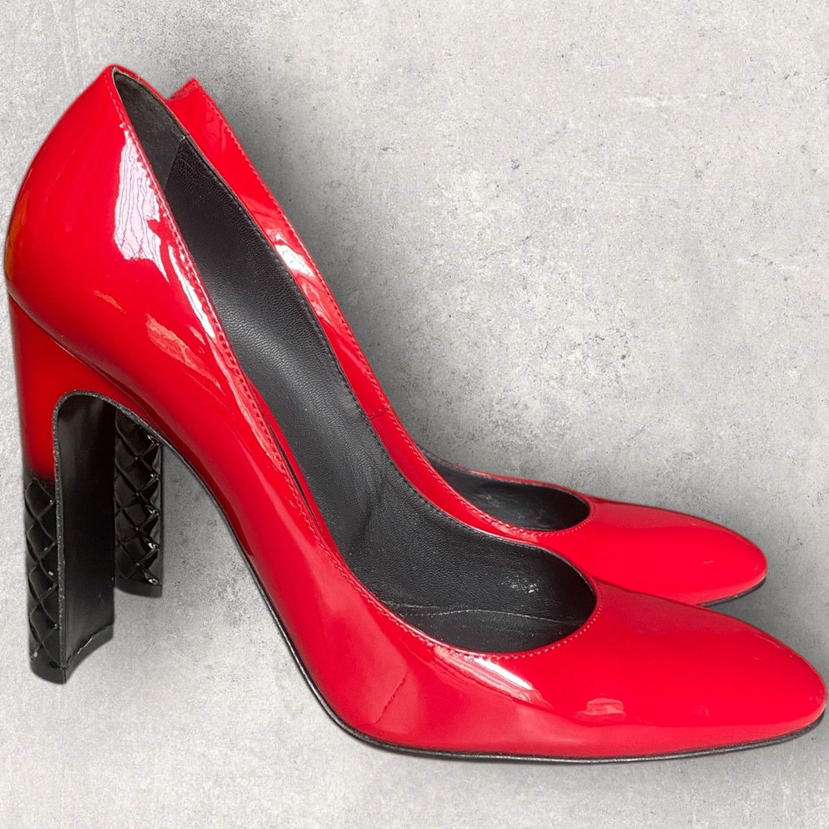 Bottega Veneta Isabella Red Patent Dip Dyed Pump Size US 9 / IT 39 - 1 Thumbnail