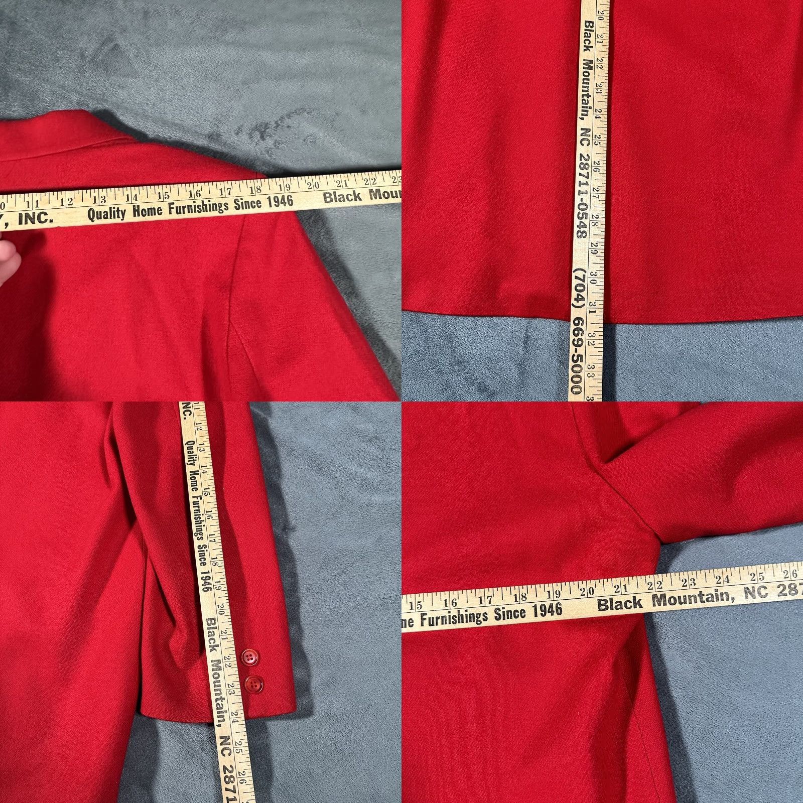 Vintage VINTAGE Kristen Blake Blazer Women’s Large Red Wool Suit Jacket Long Sleeve Formal Business 90s US Size L / US 10 / IT 46 - 8 Thumbnail