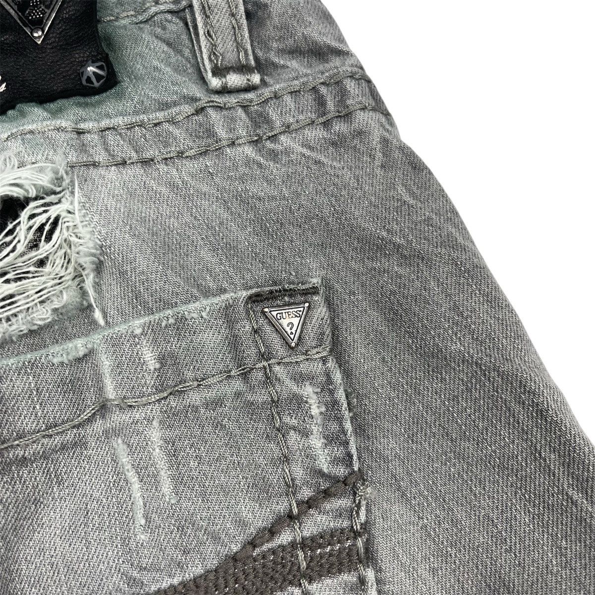 Guess Guess LA Premium Distressed Denim Jeans Size US 34 / EU 50 - 5 Thumbnail
