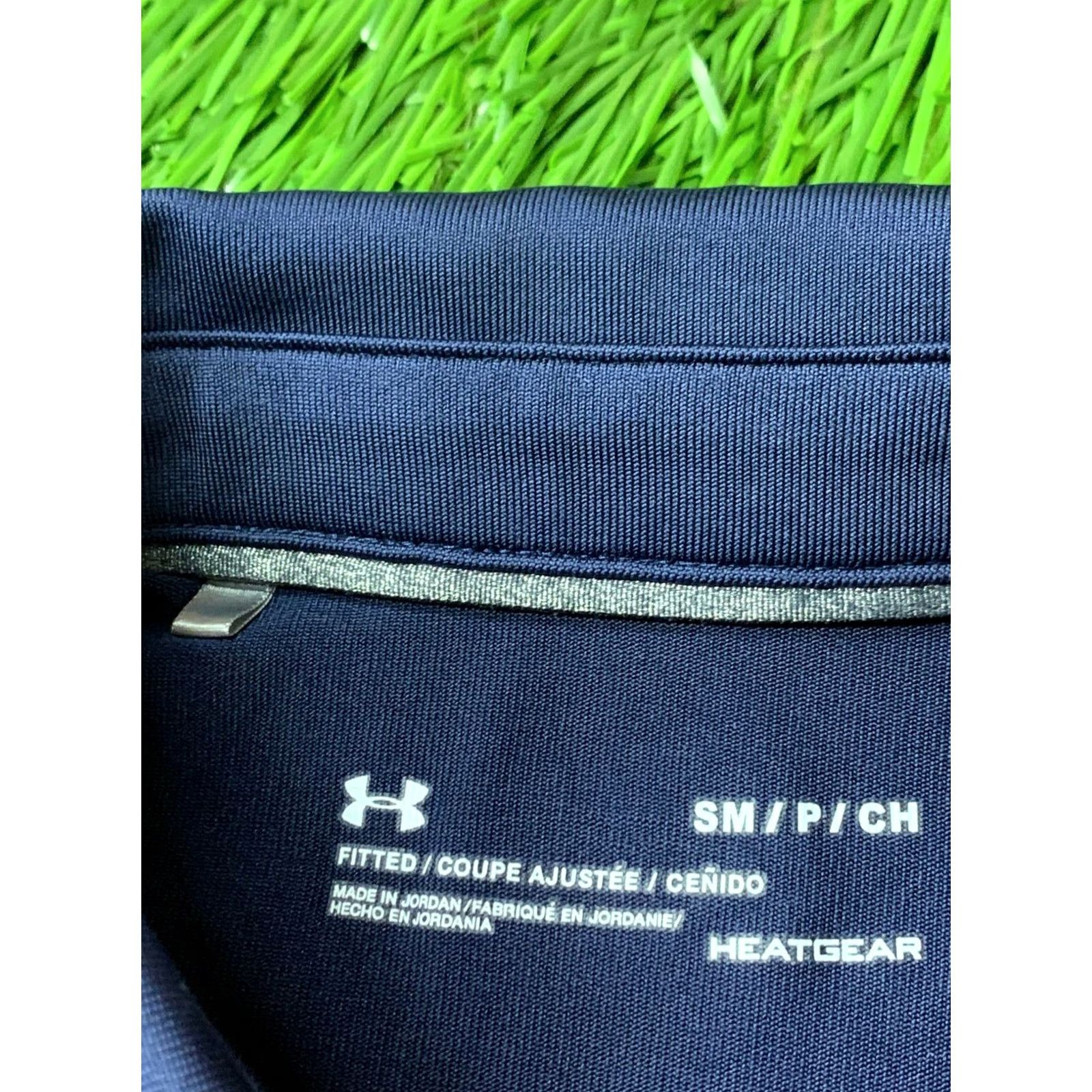 Under Armour Under Armour HeatGear Women's Short Sleeve T-Shirt Navy Blue S Training Jersey Original Size S Size S / US 4 / IT 40 - 7 Thumbnail