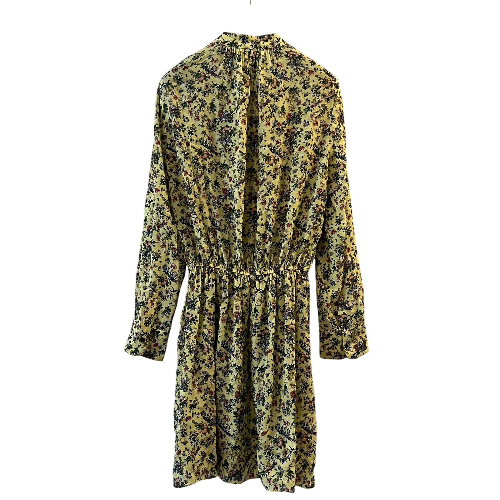 Zadig & Voltaire Zadig & Voltaire Rinka bloemen jurk viscose mini yelllow Size XS / US 0-2 / IT 36-38 - 7 Thumbnail
