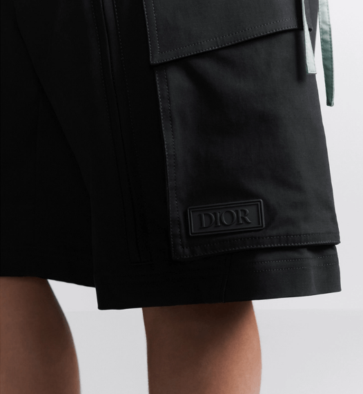 Dior o1w1db11225 493C15 Cargo Bermuda Short in Black Size US 36 / EU 52 - 7 Thumbnail