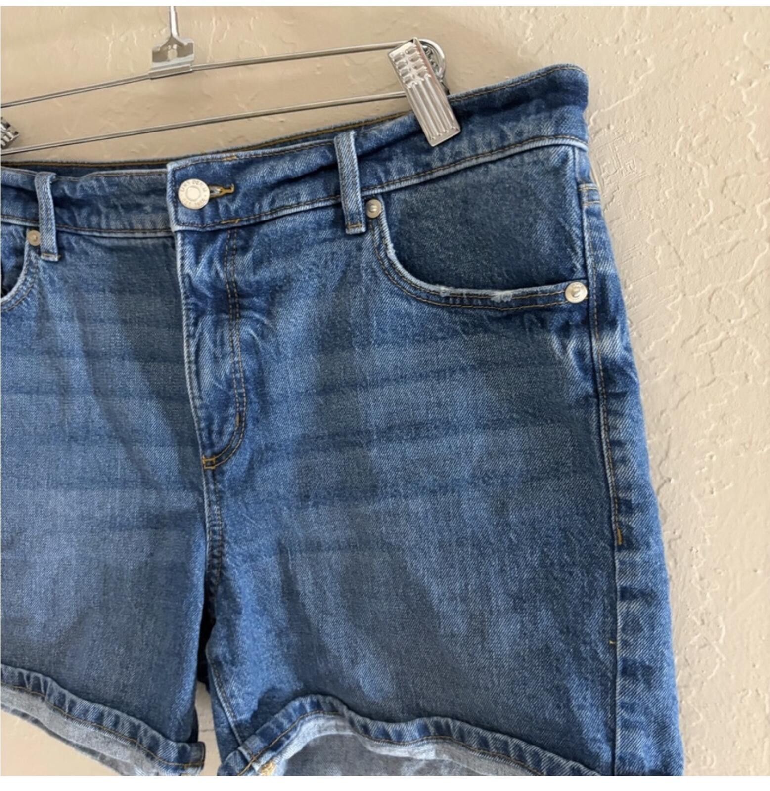 Other Loft the roll denim shorts Size 29" - 2 Thumbnail
