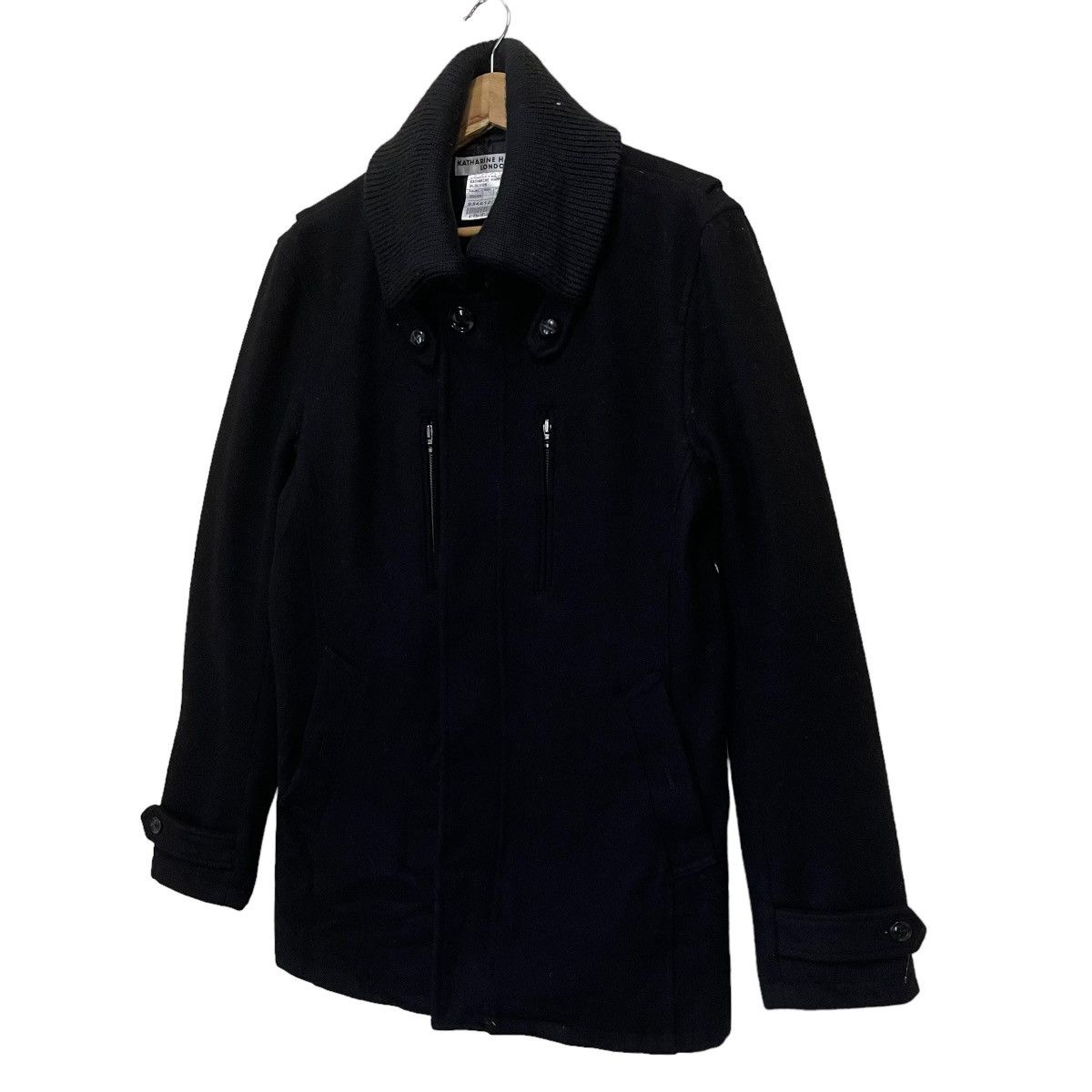 Beauty Beast × Designer × Katharine Hamnett London Katharine Hamnett London Zipper Wool Jacket Size US M / EU 48-50 / 2 - 3 Thumbnail