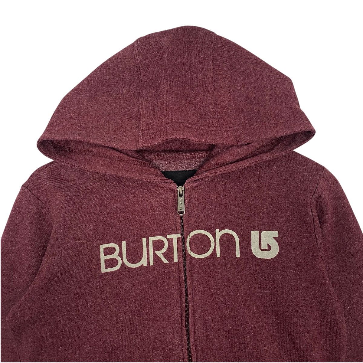 Vintage Vintage Burton Full Zip Hoodie Sweater Maroon Big Logo XL Size US XS / EU 42 / 0 - 3 Thumbnail