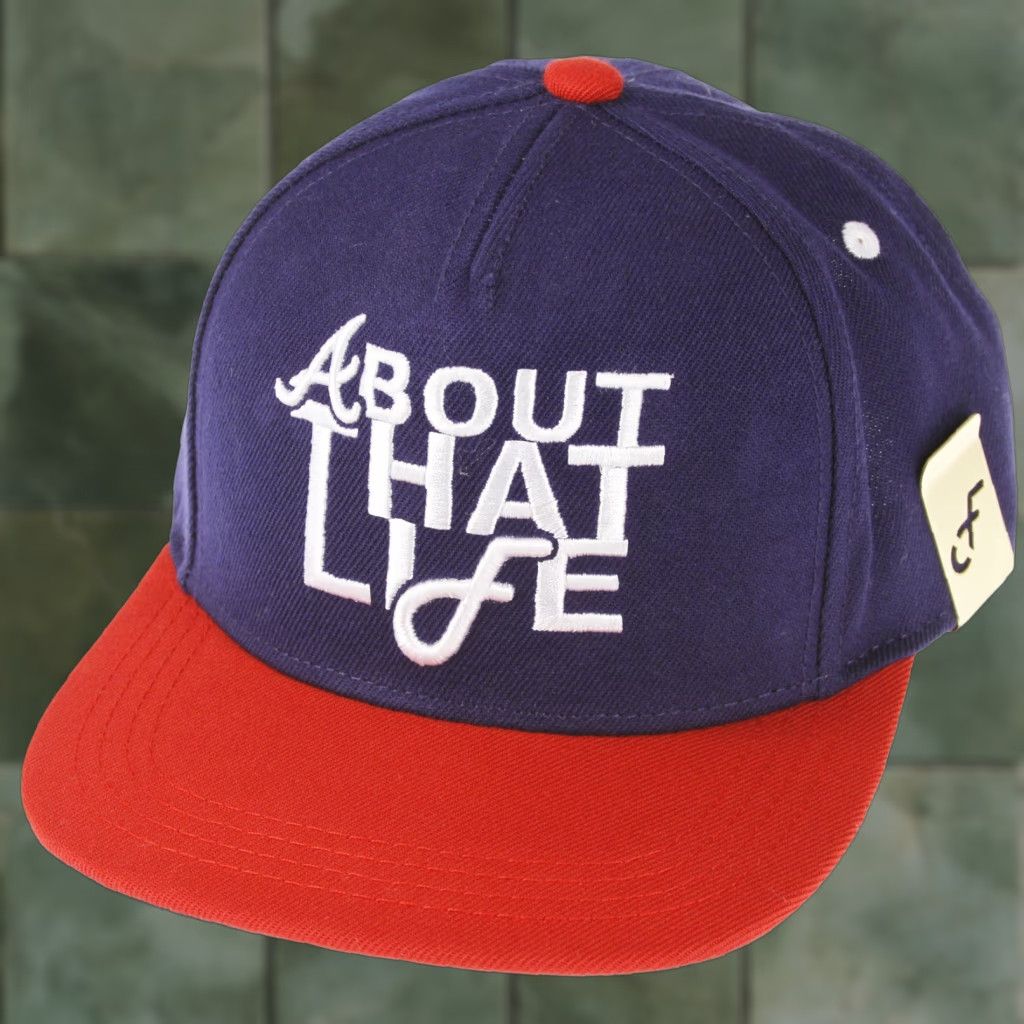 Alife Flat Fitty About That Life Hat, Snapback Cap, Blue, One Size, Blues, Men Size ONE SIZE - 1 Preview