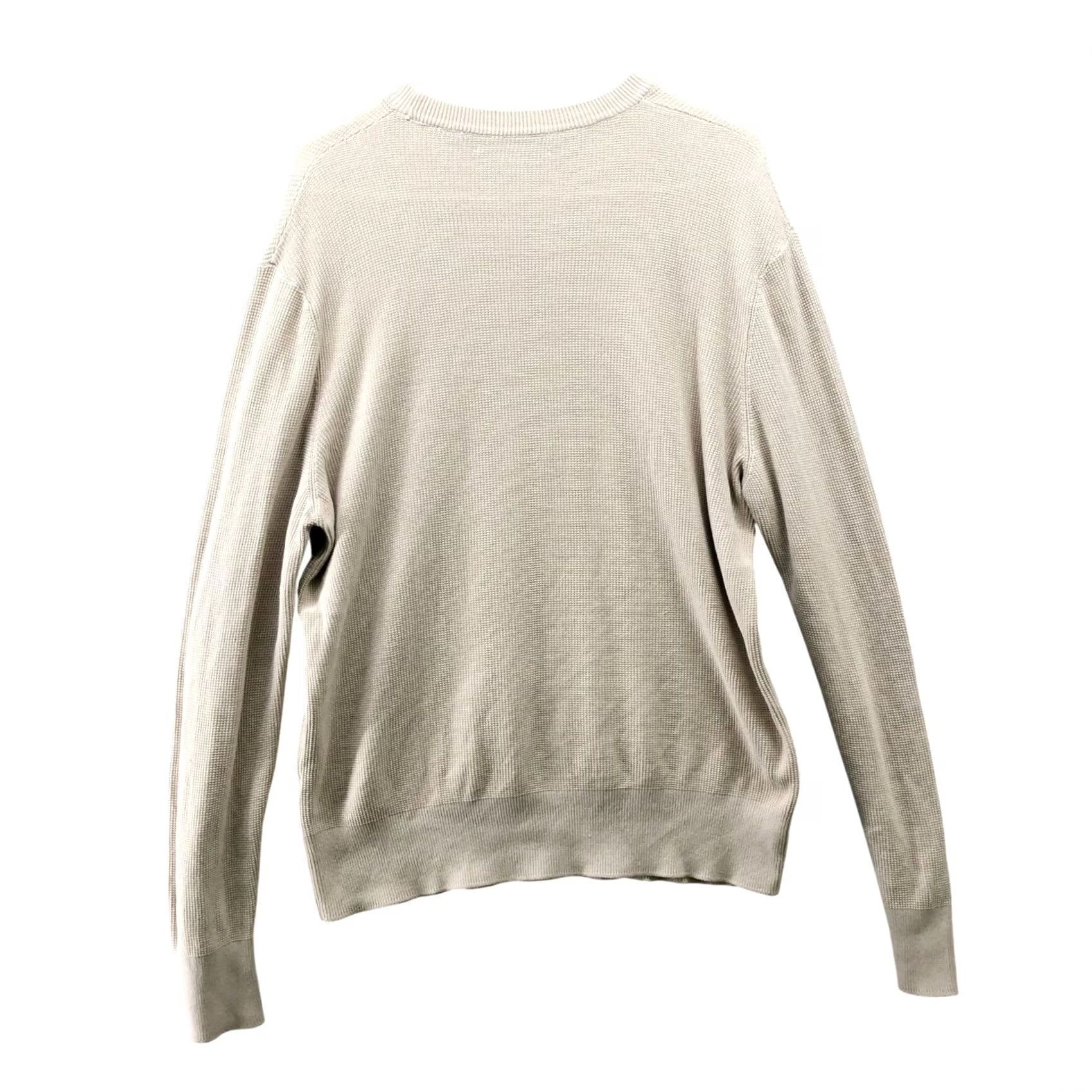 Zara Zara Crewneck Sweater Mens M Pullover Textured Relaxed Beige Size US M / EU 48-50 / 2 - 2 Thumbnail
