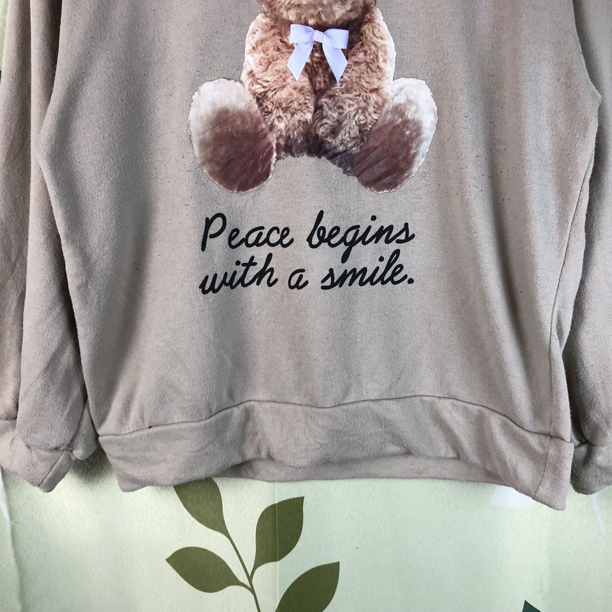 Japanese Brand × Vintage Teddy Bear Leah Matin Brown Hoodie with ears #7467 Size M / US 6-8 / IT 42-44 - 6 Thumbnail