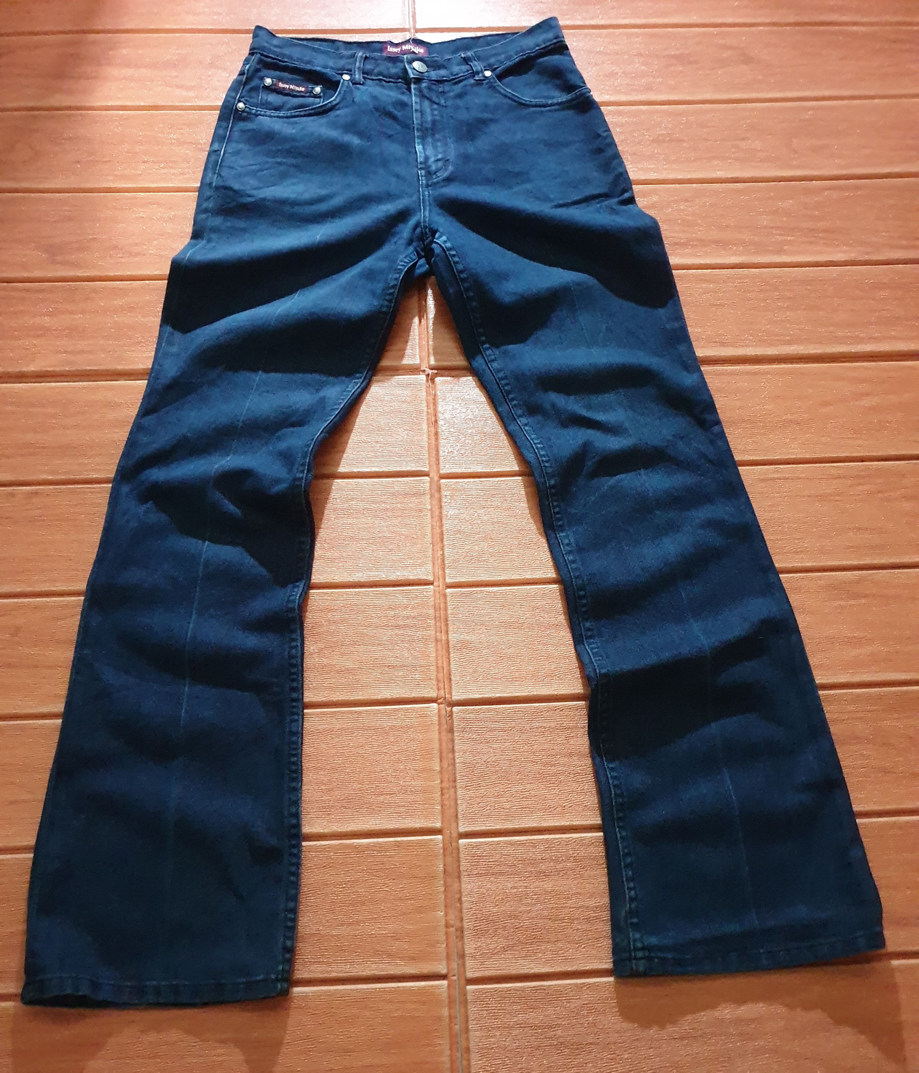 Japanese Brand Issey miyake Japanese Brand denim pant Size US 29 - 5 Thumbnail