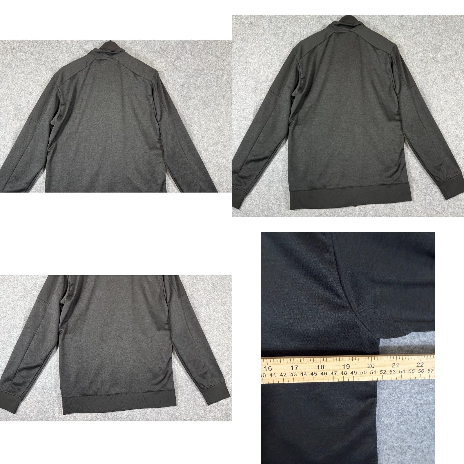 Adidas Adidas Track Jacket Mens S Black Full Zip Long Sleeve Logo Pockets Activewear Size US S / EU 44-46 / 1 - 8 Thumbnail