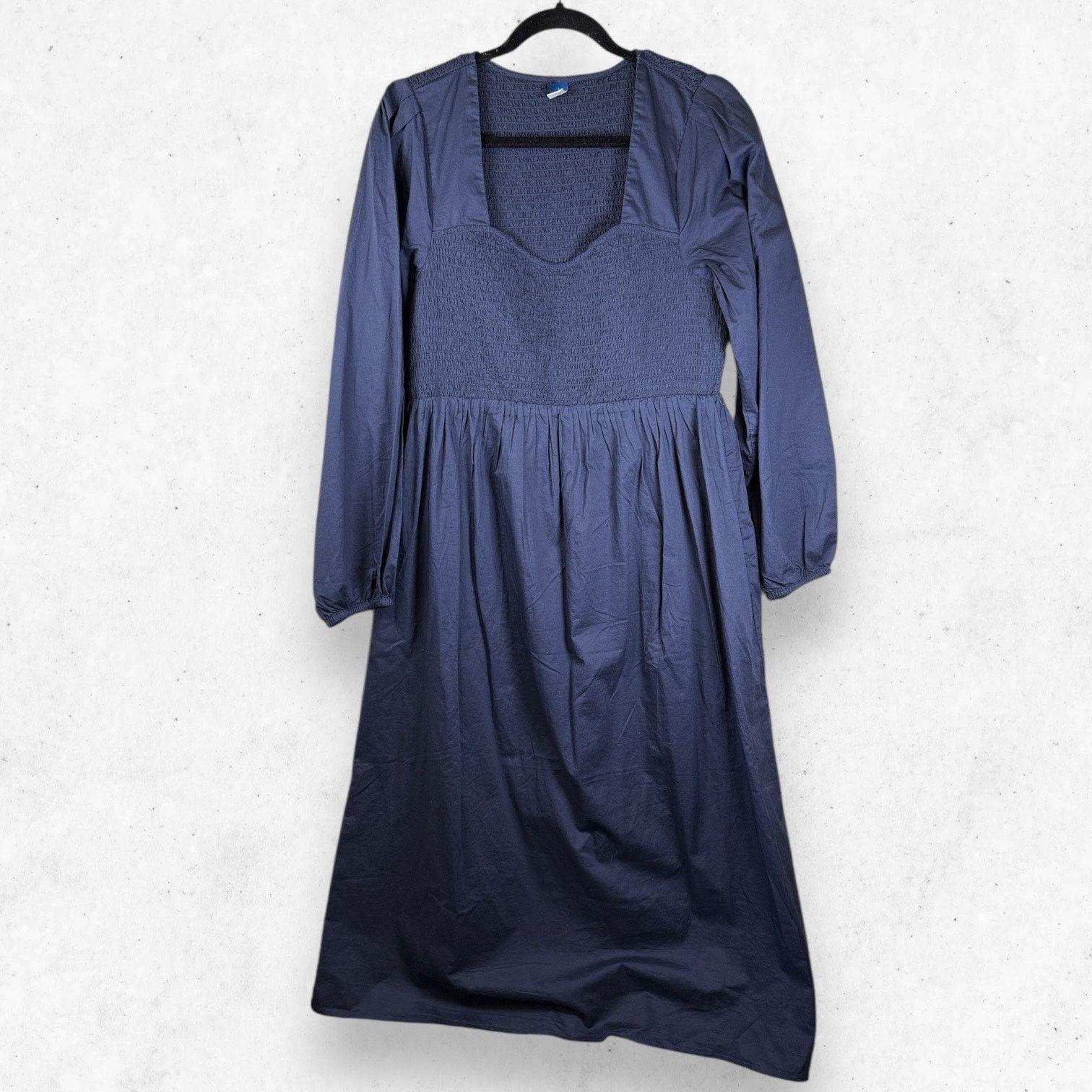 Old Navy Old Navy Long Midi Dress in Navy Long Sleeve Women's Size L Size L / US 10 / IT 46 - 1 Thumbnail