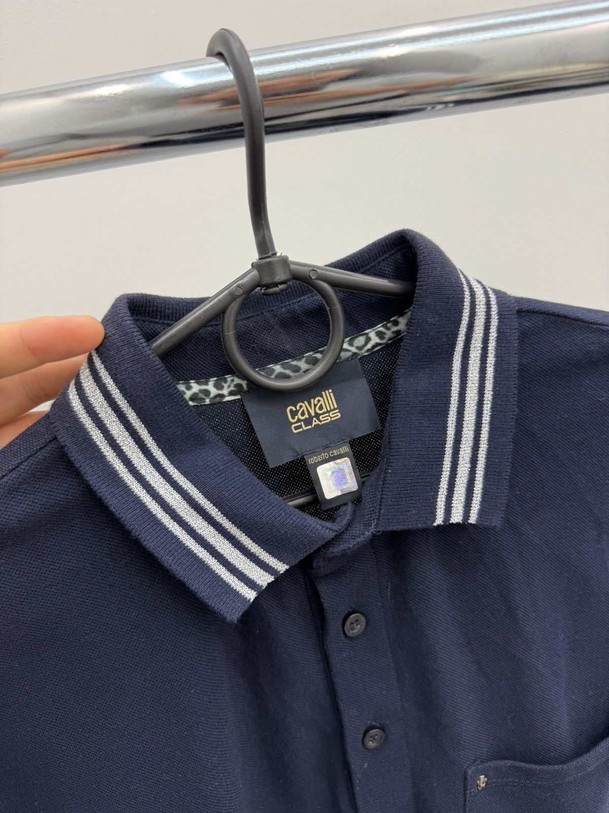 Just Cavalli Just Cavalli Class Cotton Polo Shirt Size US S / EU 44-46 / 1 - 3 Thumbnail