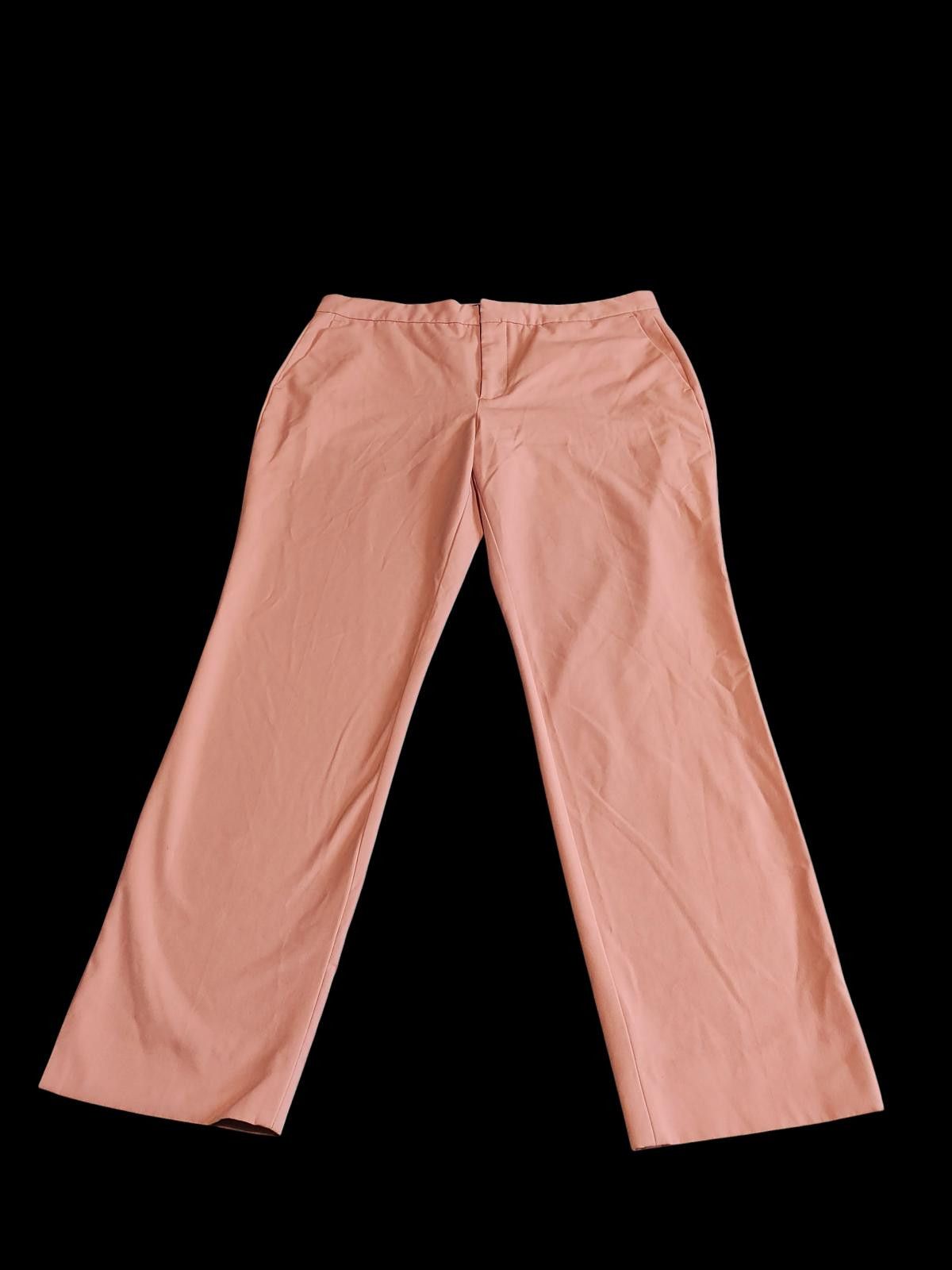 Zara ZARA Women's Straight Leg Pink Pants Size 24" / US 00 / IT 34 - 3 Thumbnail