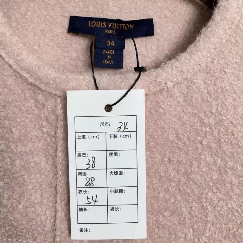 Louis Vuitton Louis Vuitton Pink woolen casual jacket Size XXS / US 00 / IT 34 - 2 Thumbnail