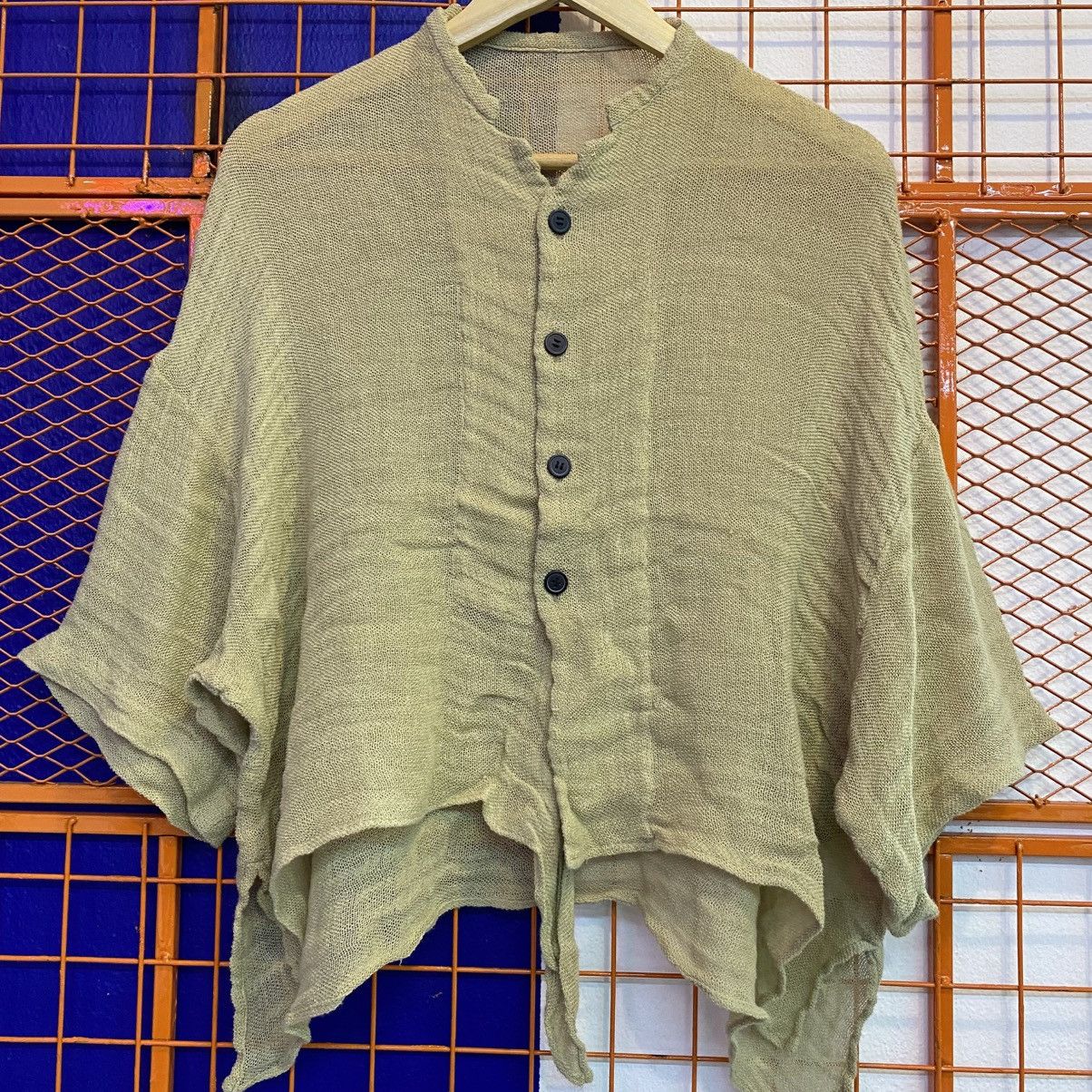 Yohji Yamamoto Vintage Yohji Yamamoto Blouse Designer Japanese Brand Size S / US 4 / IT 40 - 2 Thumbnail