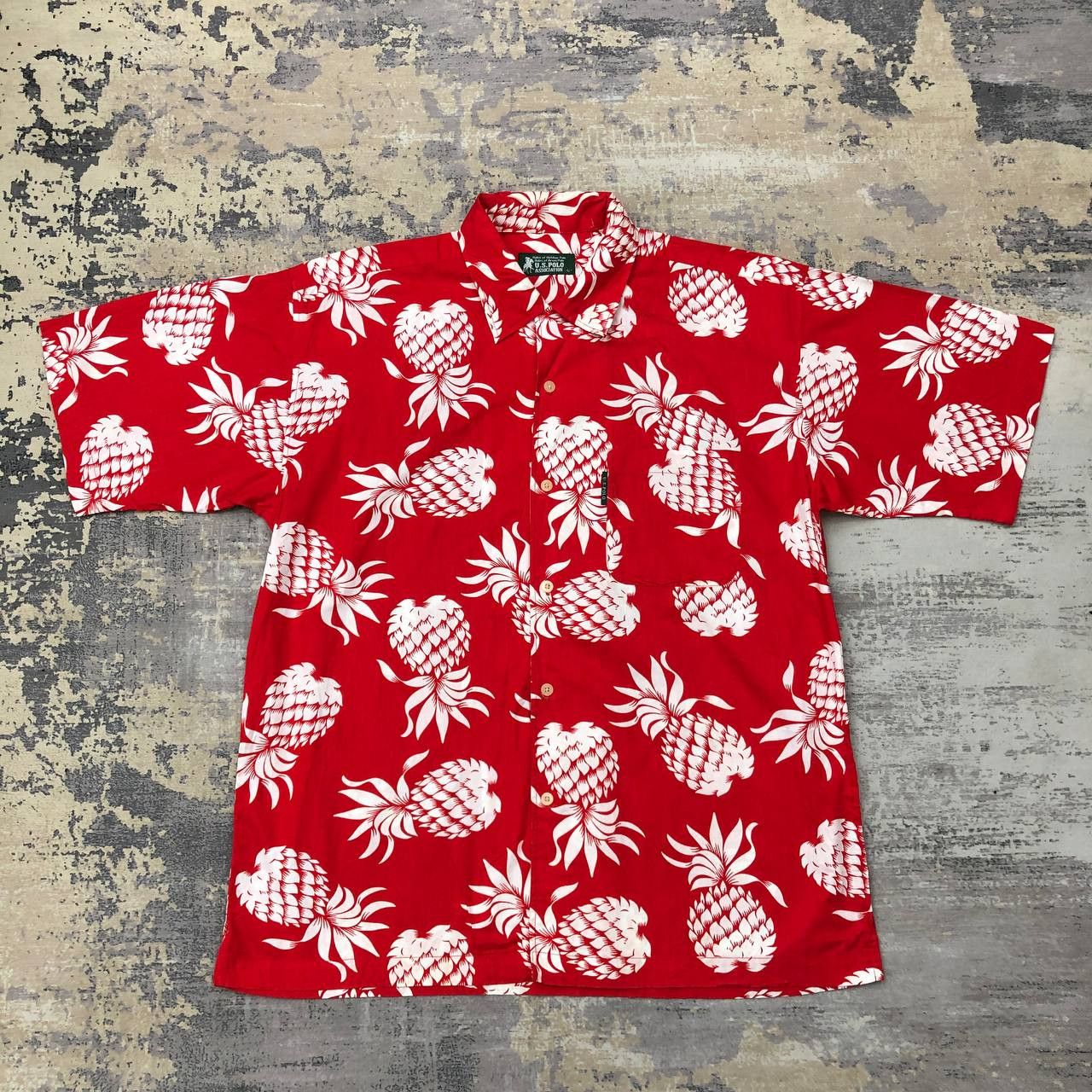 U.S. Polo Assn. T71 U.S. POLO ASSOCIATION HAWAII SHIRTS Size US L / EU 52-54 / 3 - 1 Thumbnail