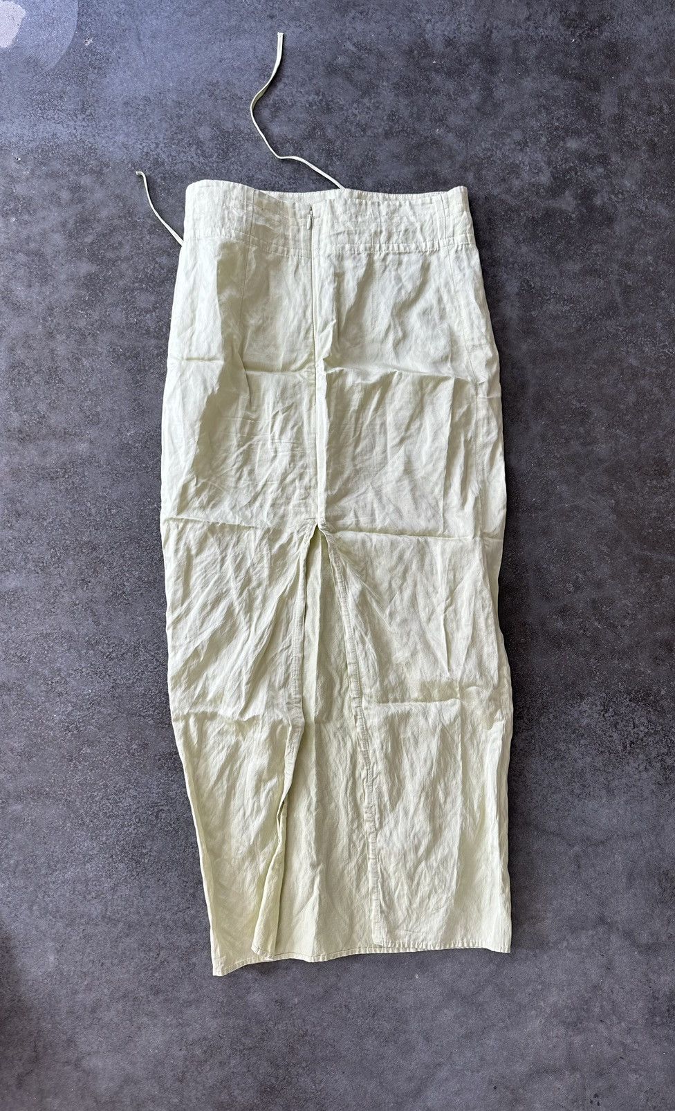 Jacquemus Ruched Drawstring Maxi Skirt Size 27" / US 4 / IT 40 - 2 Thumbnail