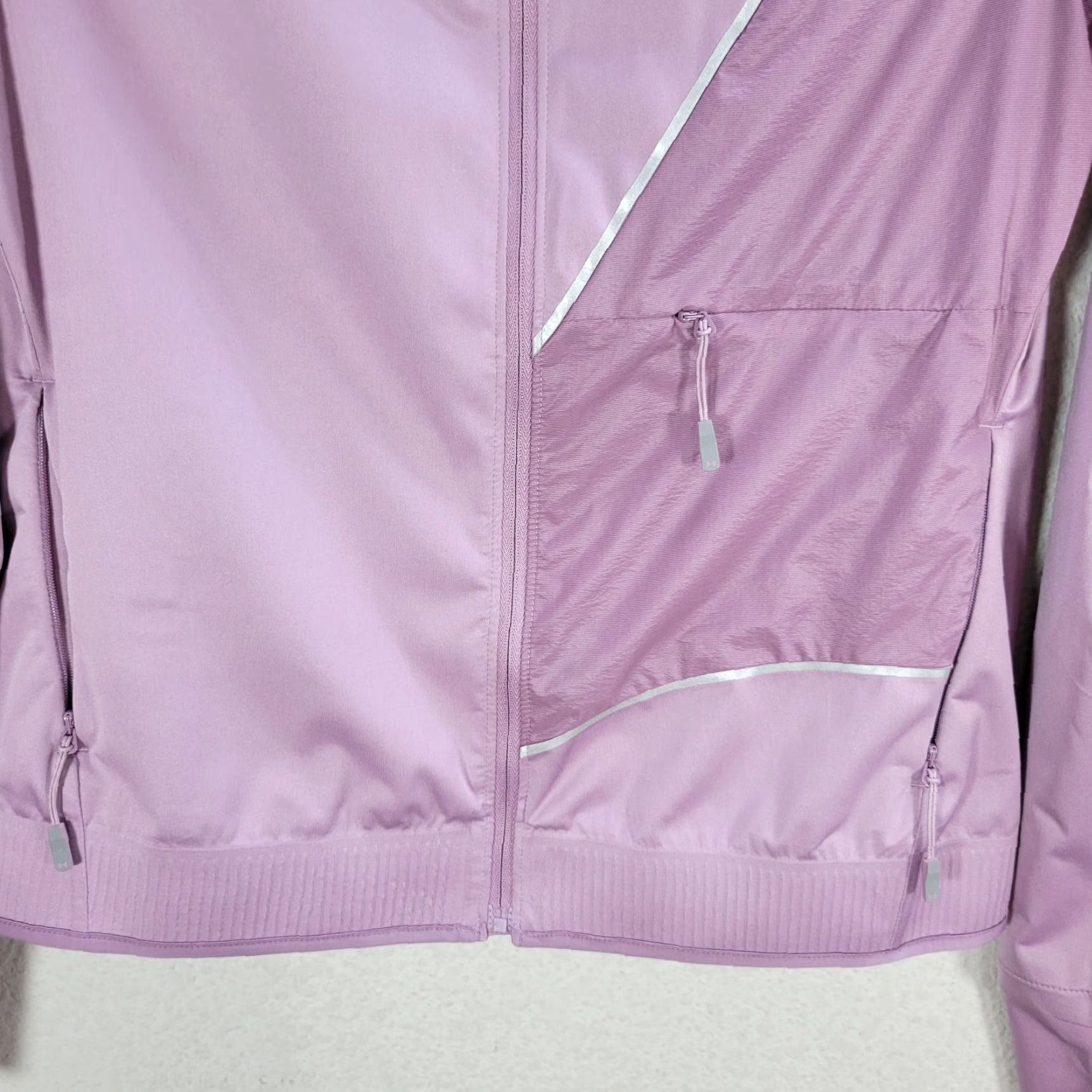 Under Armour Under Armour Storm Run Track Jacket Fitted Heatgear Pink Zip Up Sz S Womens Jacket Slim Lightweight Full Zip Sportswear Size S / US 4 / IT 40 - 5 Thumbnail