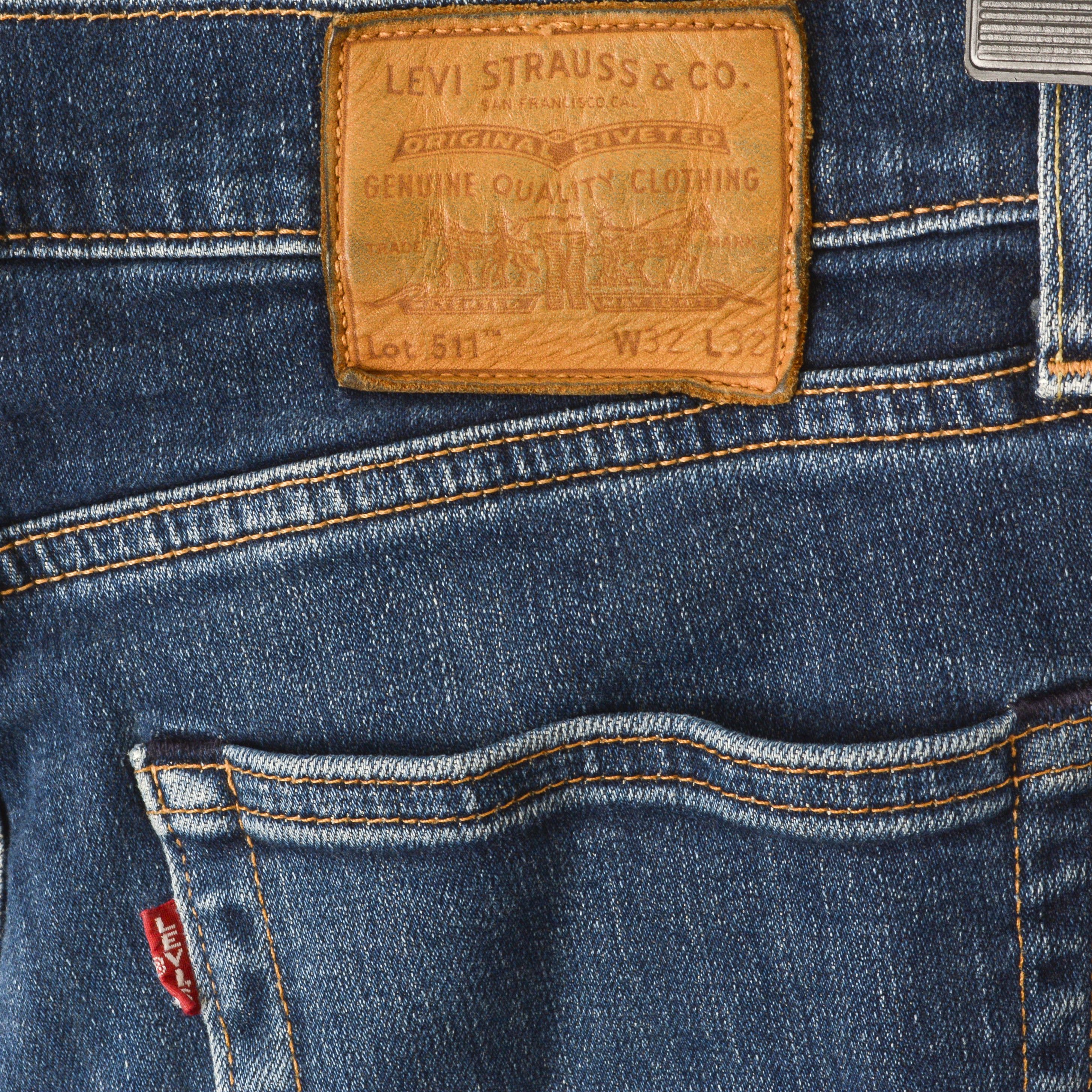 Levi's 511 Performance W32 L32 Slim Fit Straight Jeans Denim Pants Size US 32 / EU 48 - 5 Thumbnail