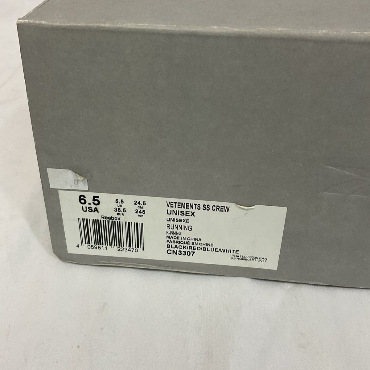 Reebok × Vetements Vetements x Reebok Sock Pump High Top Sock Sneakers Black Size US 6.5 / IT 36.5 - 7 Thumbnail