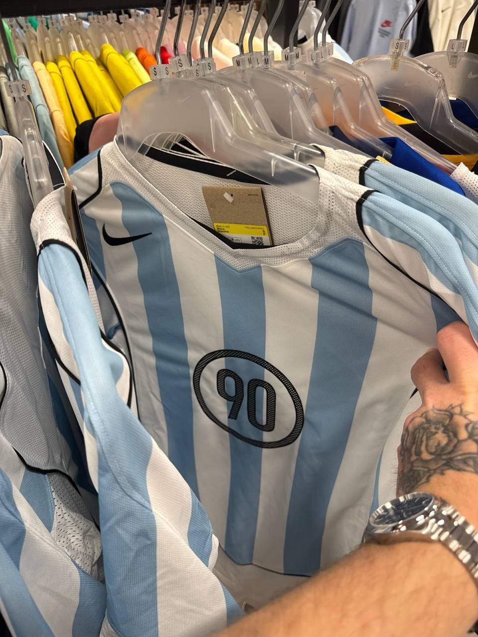 Nike Vintage nike total 90 Argentina style jersey size : S, M Size US M / EU 48-50 / 2 - 2 Thumbnail